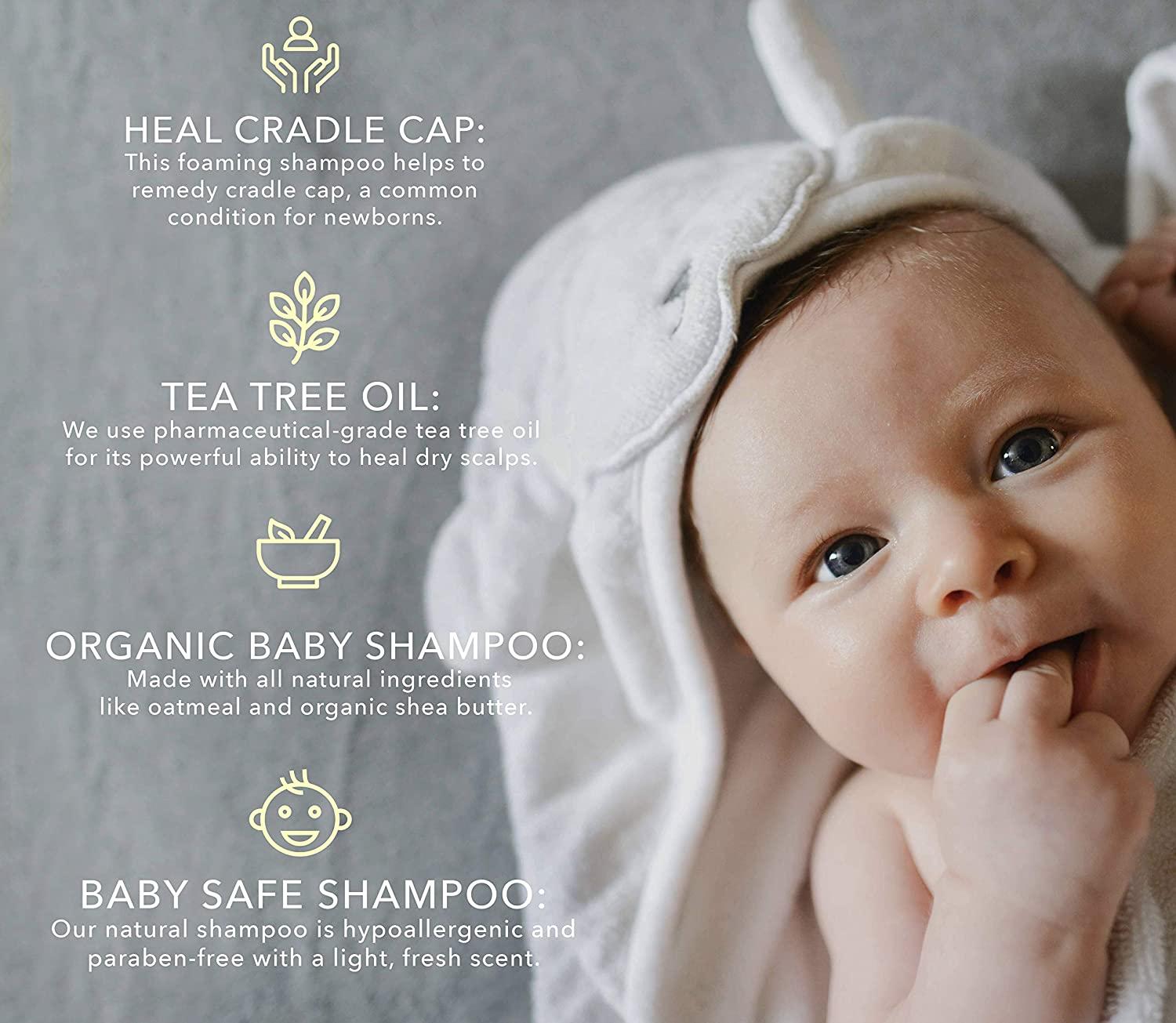 Bundle Cradle Cap Shampoo 8 oz and Bubble Bath 8 oz