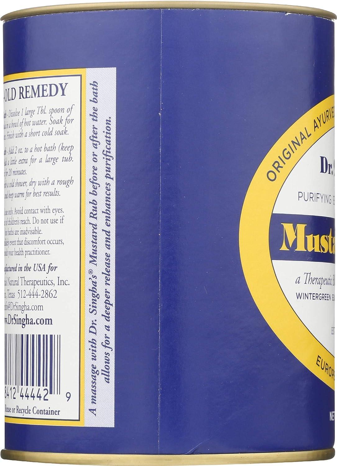 The Tried And True Soak: Dr. Singha’s Mustard Bath, Therapeutic Bath
