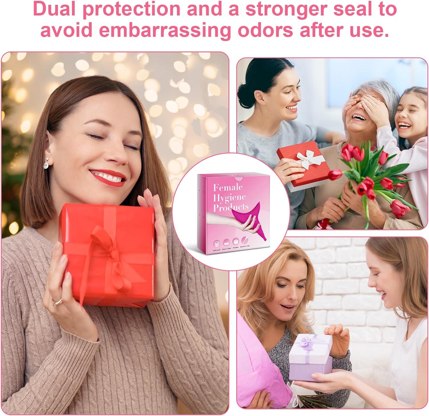 Urinella voor vrouwen, wandelen, campingaccessoires, geschenken voor vrouwen, robijl hulp voor urinoir, vrouwen, onderweg, campingtoilet, PIPI trechter, reizen, gadgets festival, accessoires, outdoor, mobiele campingtoiletten