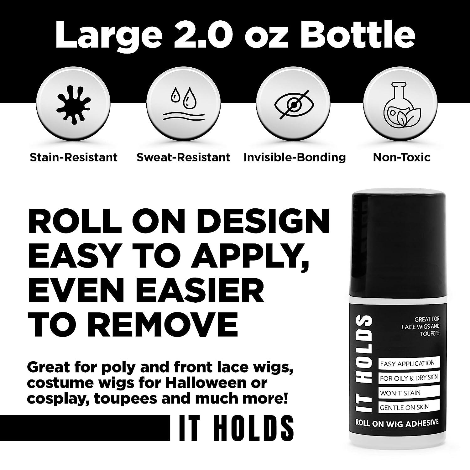 Premium Roll On Body Glue for Skin, Liquid Fashion Tape, Butt Glue for  Dancers, Body Glue for Clothes & Fashion, Sweat Resistant Skin Adhesive, Sock  Glue, Wig Glue, Residue Free, Made in
