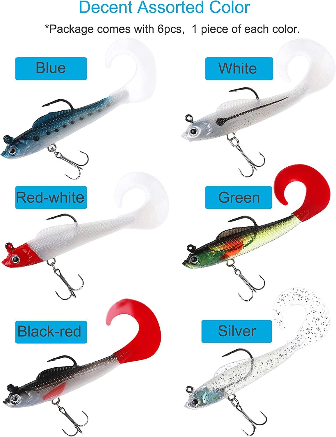 Fishing Lure Bait Quality Plastic Hard Swimbaits With Double Hooks For  Saltwater And Freshwater 