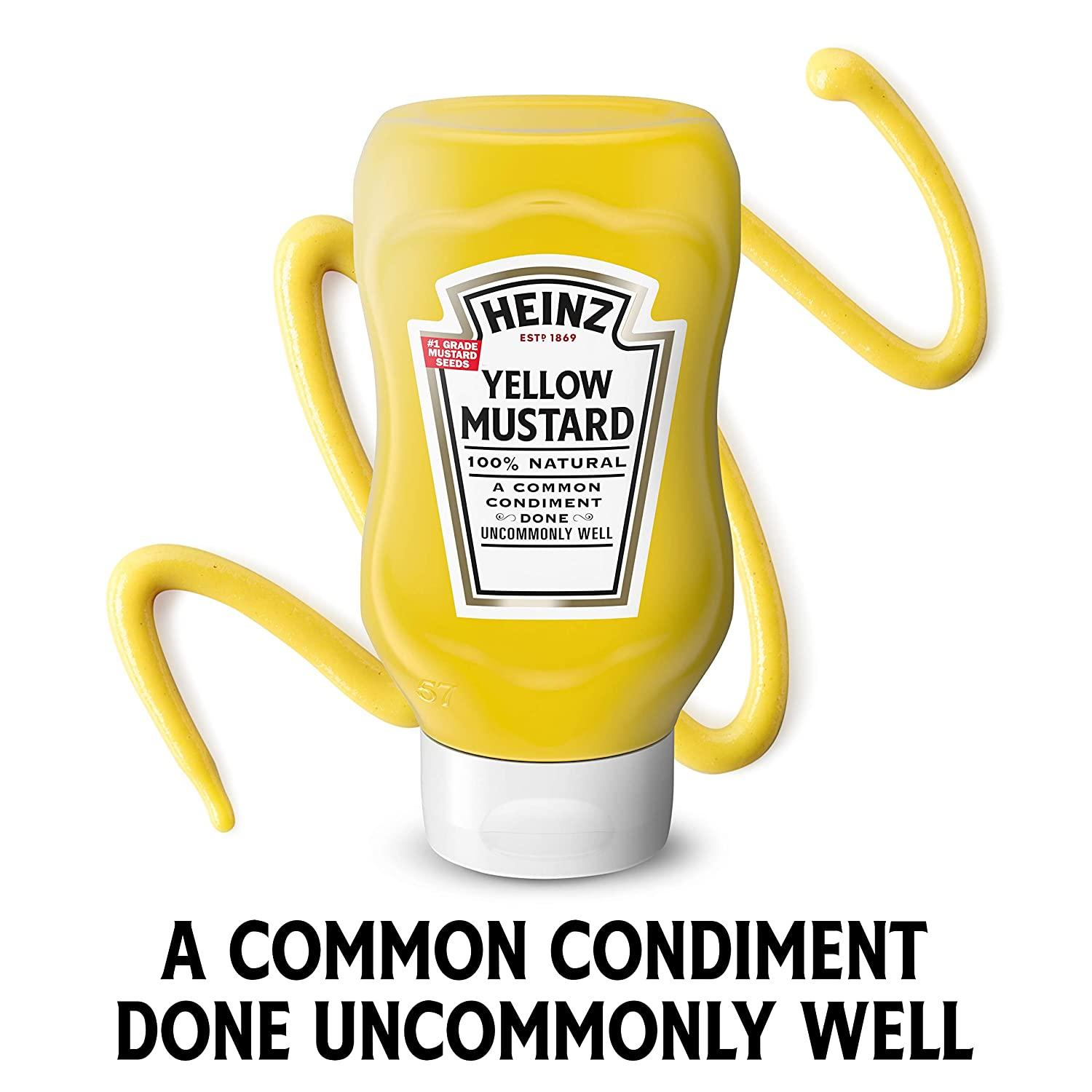 Heinz Yellow Mustard (8 oz Bottle)