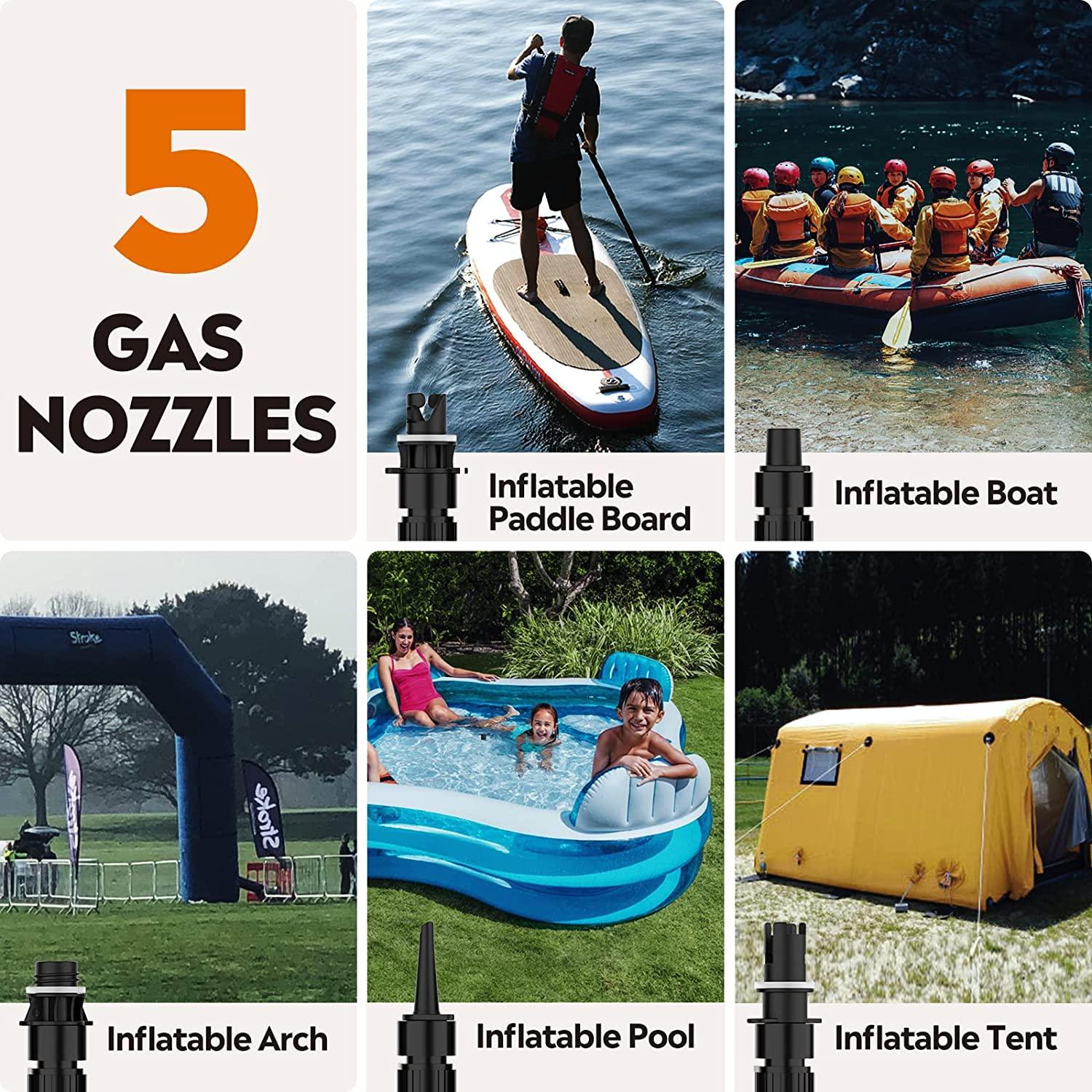 OutdoorMaster 20PSI High Pressure SUP Air Pump The Cachalot