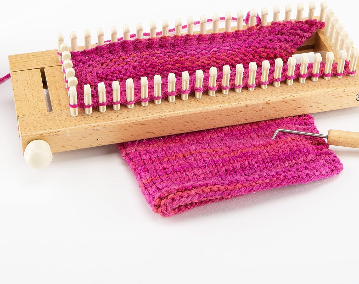 Authentic Knitting Board Sock Loom 2 Regular Gauge Wood Loom