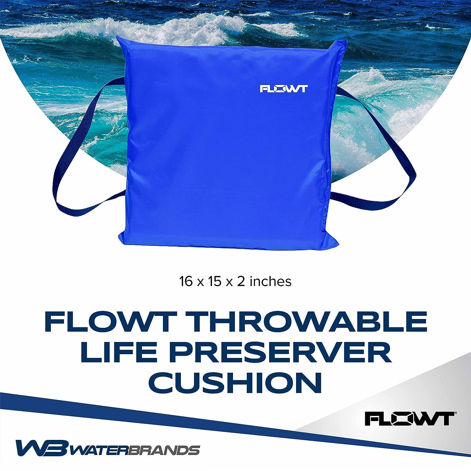 Flowt 40101 Type IV USCG Approved Throwable Floatation Foam Cushion