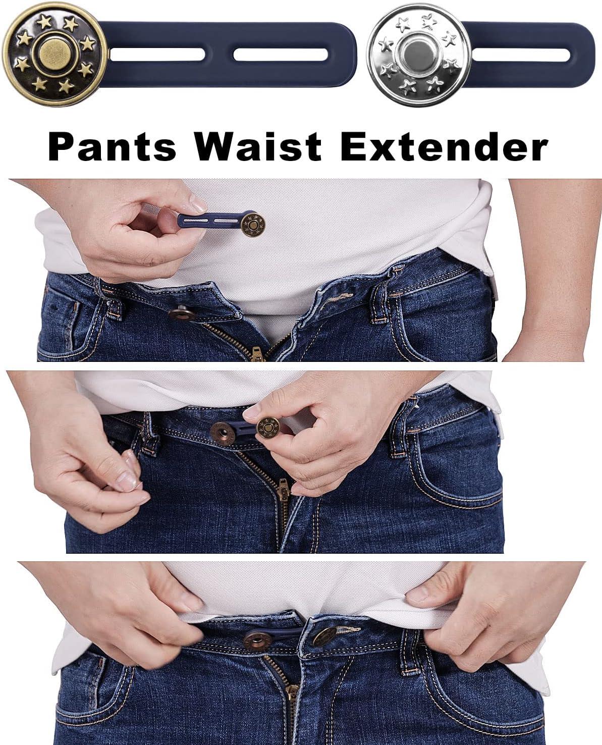 Pants Button Extender Shirt Collar Extenders: 8 Pcs Jeans Waist