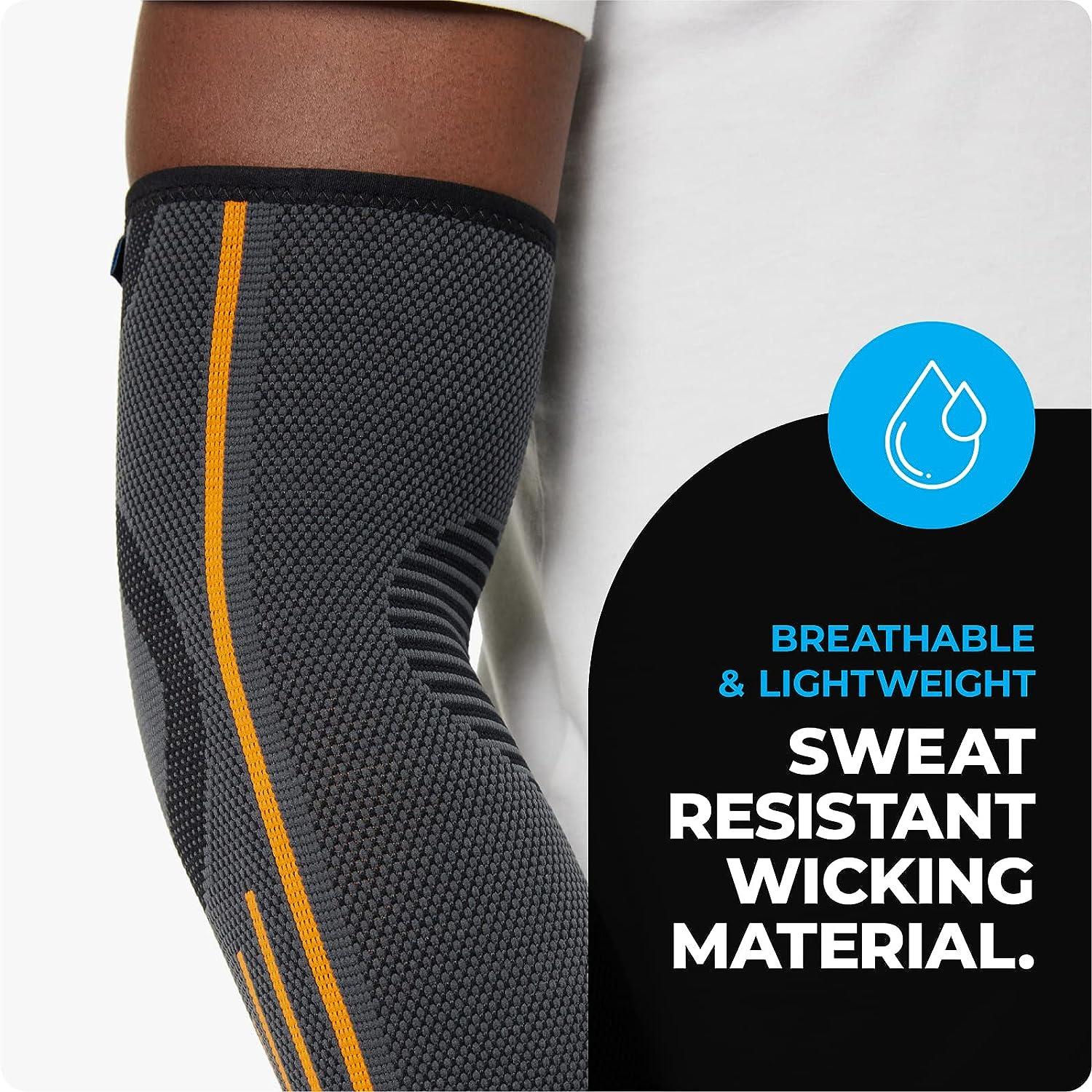 VITTO Elbow Brace Compression Sleeve for Tennis Elbow & Tendonitis