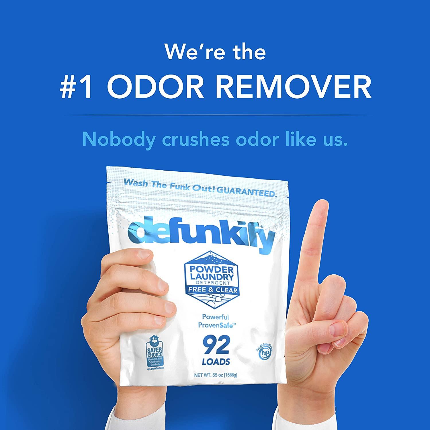 Defunkify Powder Laundry Detergent, Free & Clear EPA Safer Choice