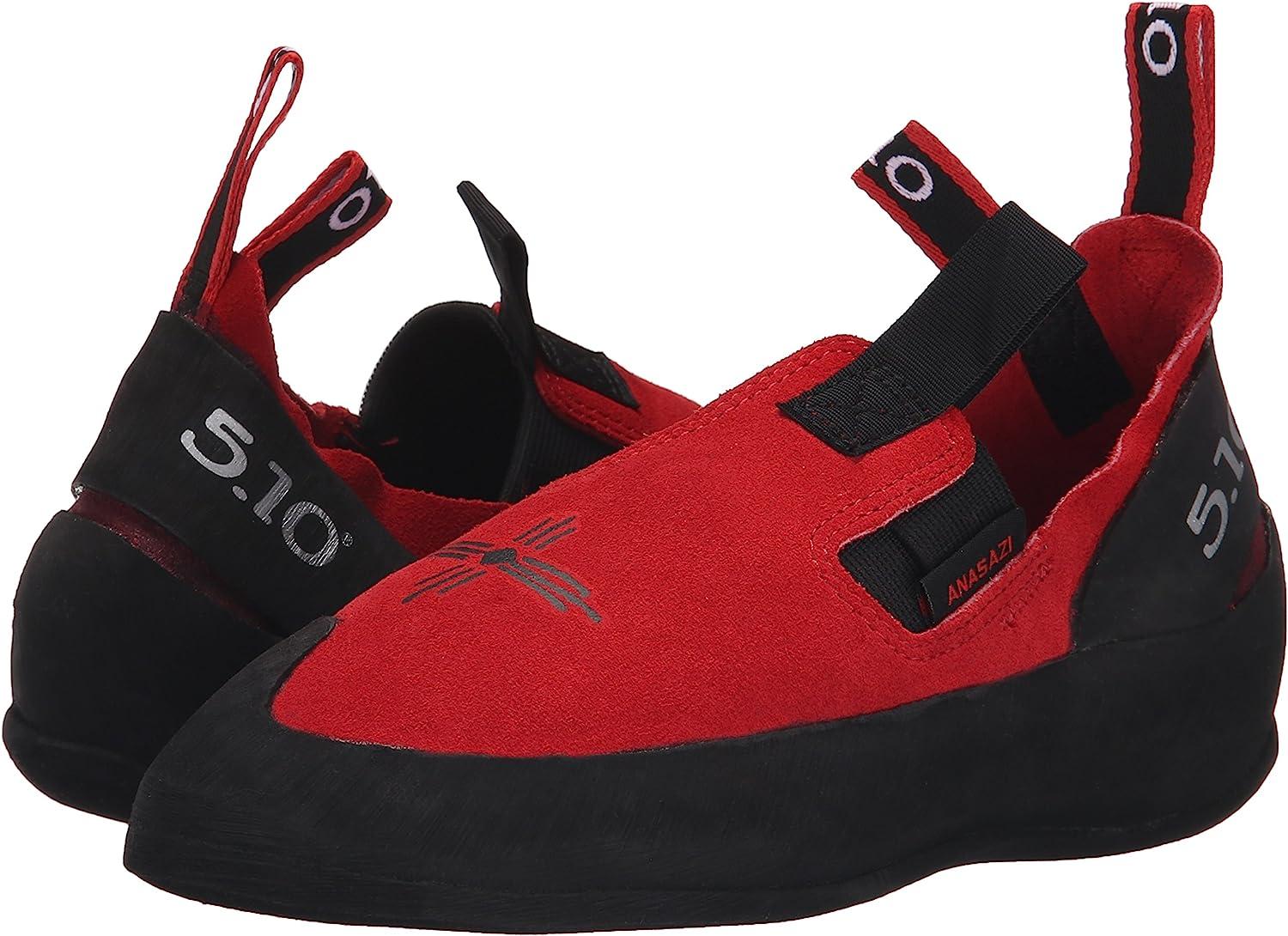 Five Ten Moccasym Men's Climbing Shoes - Power Red/Core Black