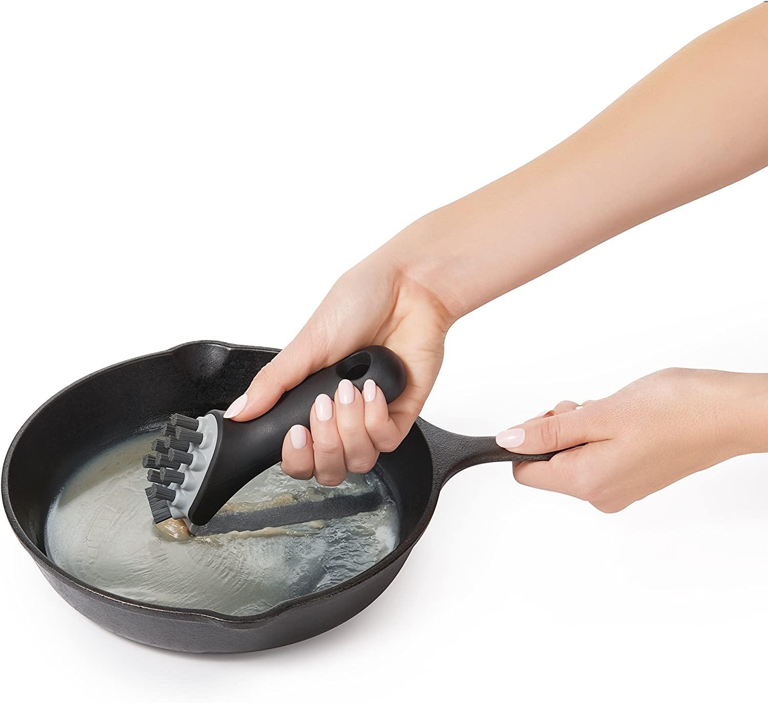 OXO Good Grips Cast Iron Pan Brush