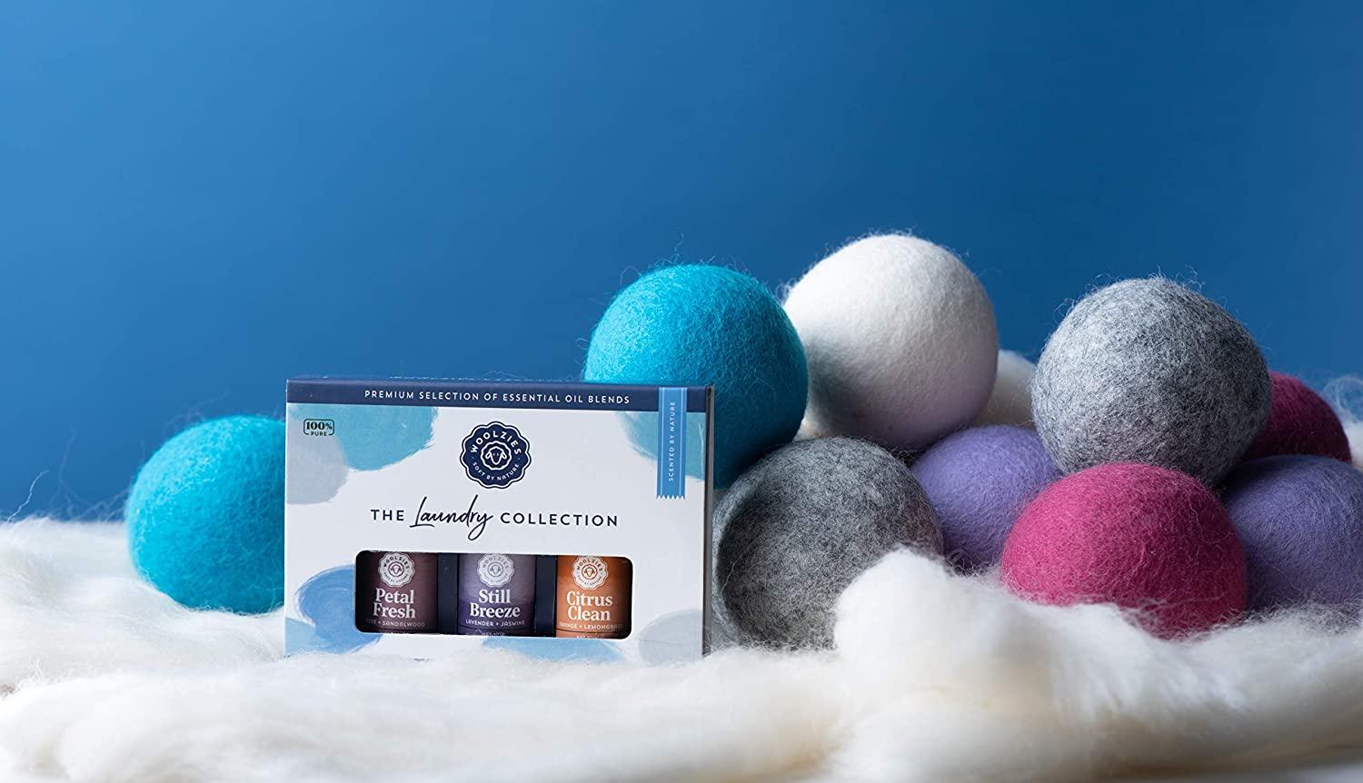 Woolzies Laundry Collection Essential Oil Set 100 Pure Therapeutic