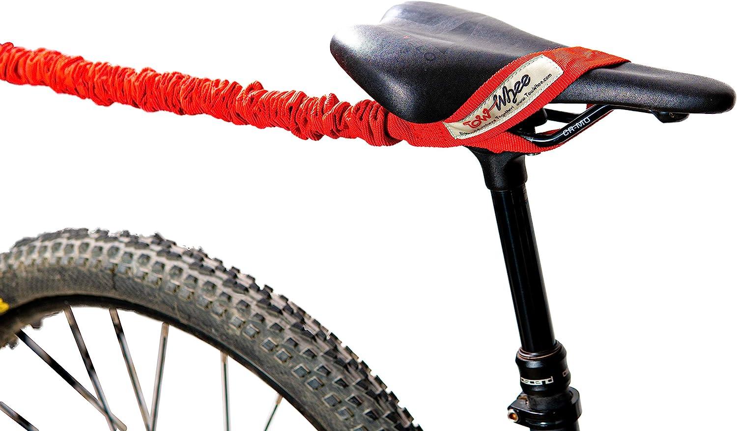 TowWhee - The Original Bike Bungee Tow Rope for Kids, MTB & Cycling  Stretch Pull Strap for Riding Further with Your Child