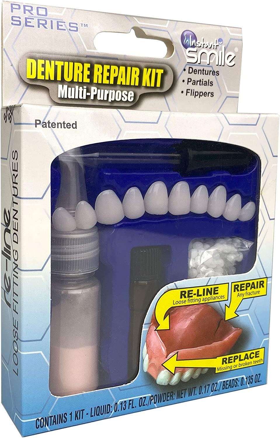 Instant Smile Denture Repair Kit Multi Purpose Solution for Quick Fixes