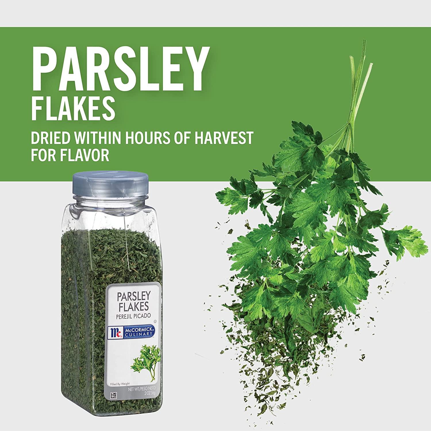 McCormick Culinary Parsley Flakes, 2 oz One 2 Ounce Container of
