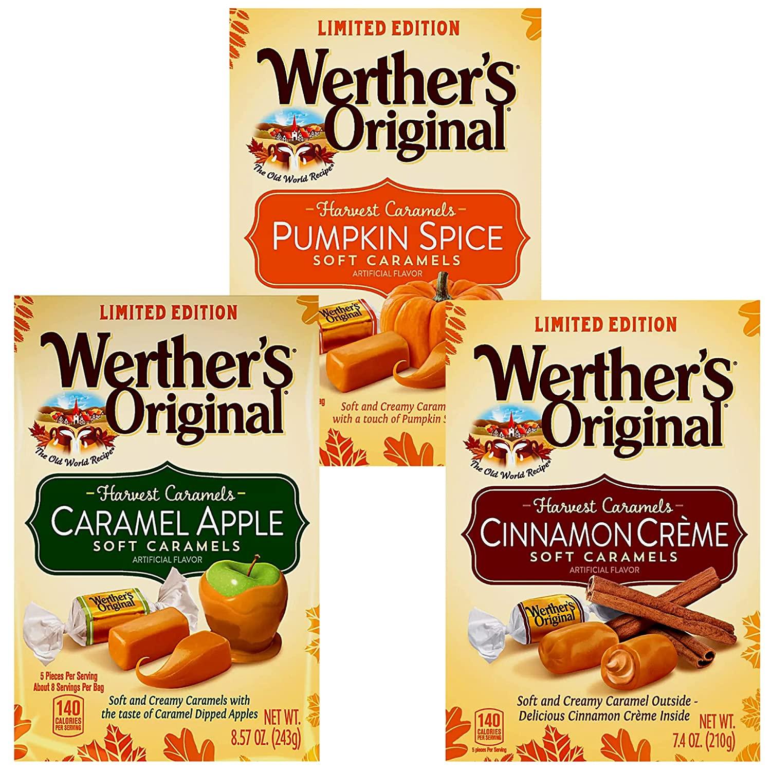 Werther's Original Limited Edition Harvest Soft Caramels Pumpkin