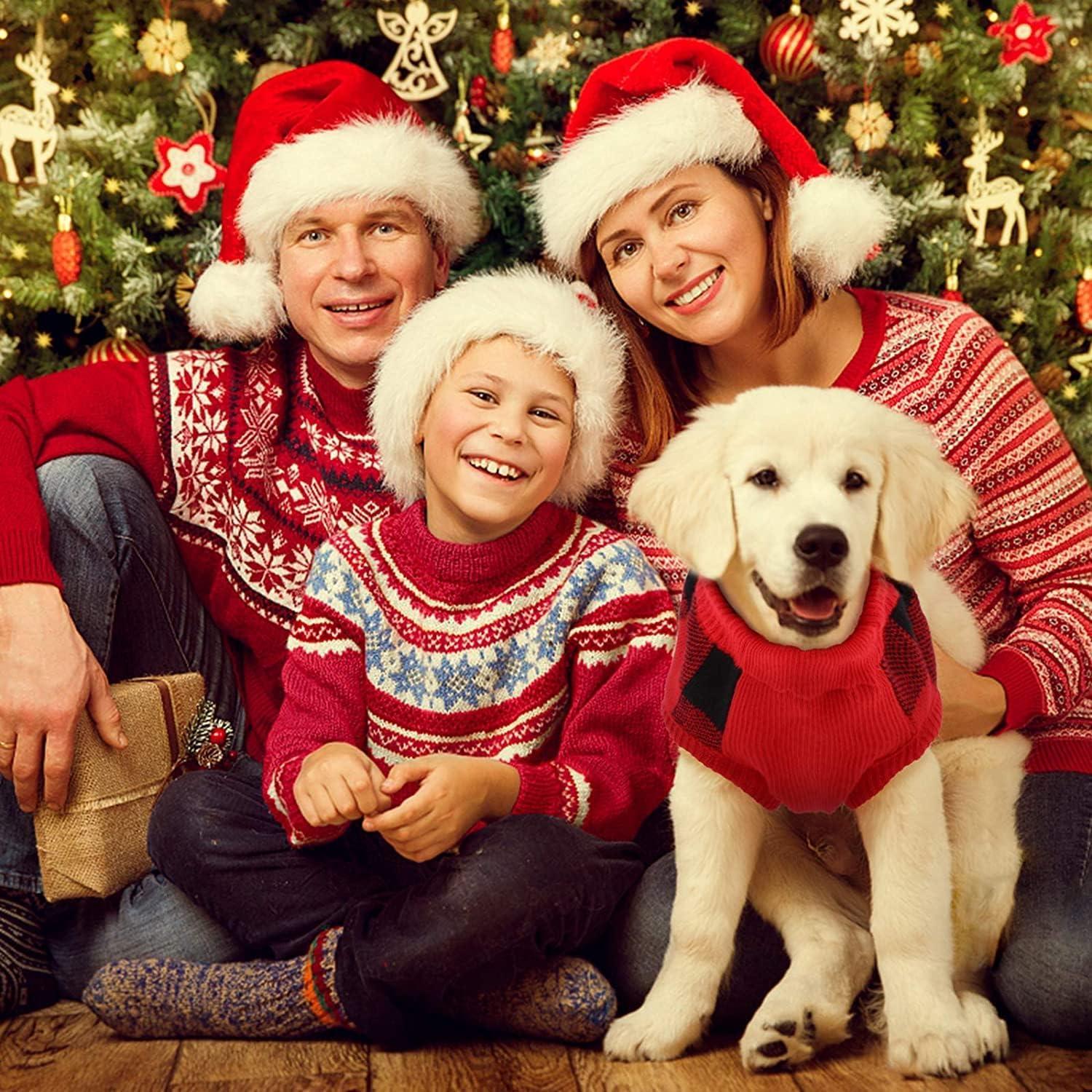 Shop Katzinst Christmas Dog Sweater Fleece Styles for Medium