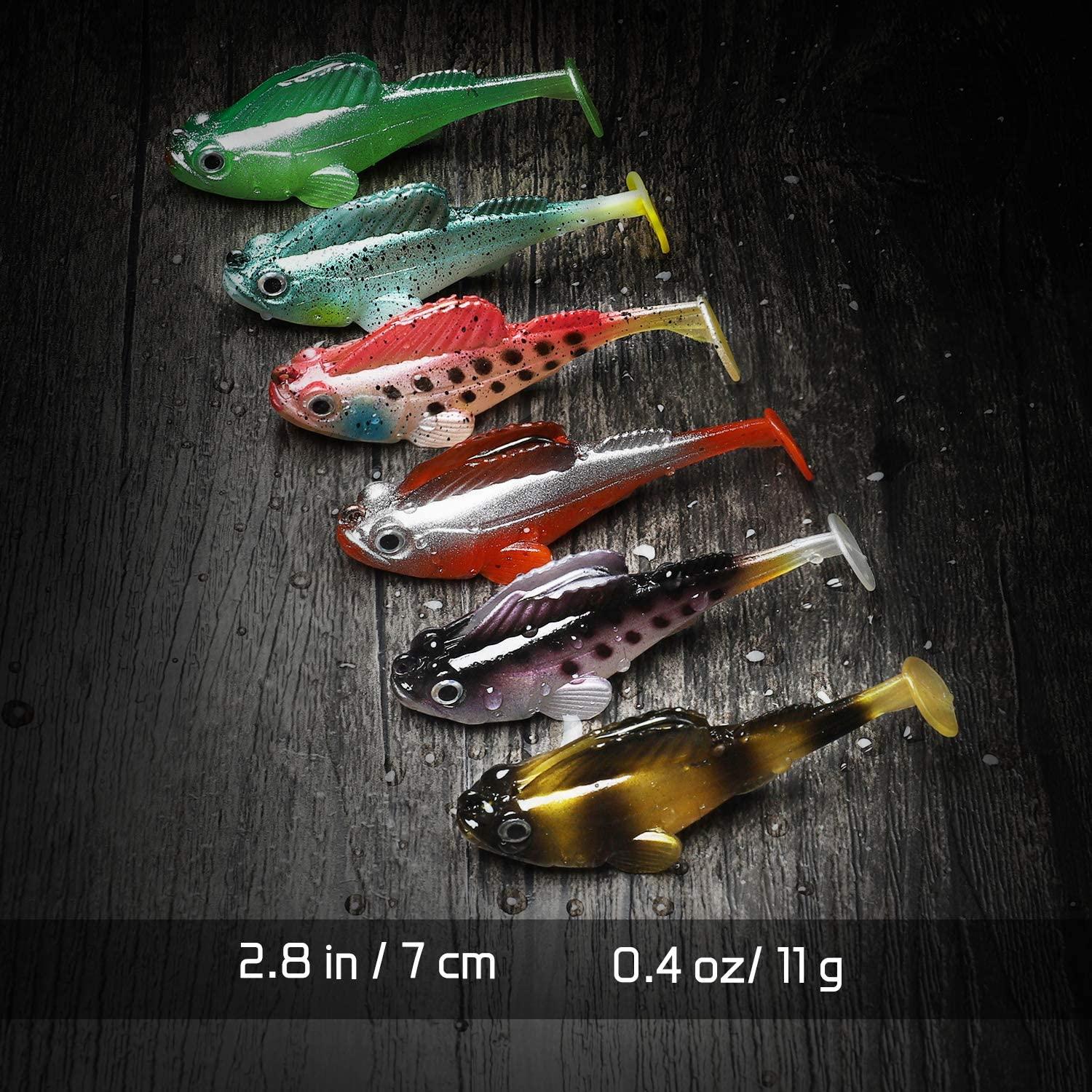 Soft Swimbait Fishing Lures Soft Baits For Bass Trout Freshwater