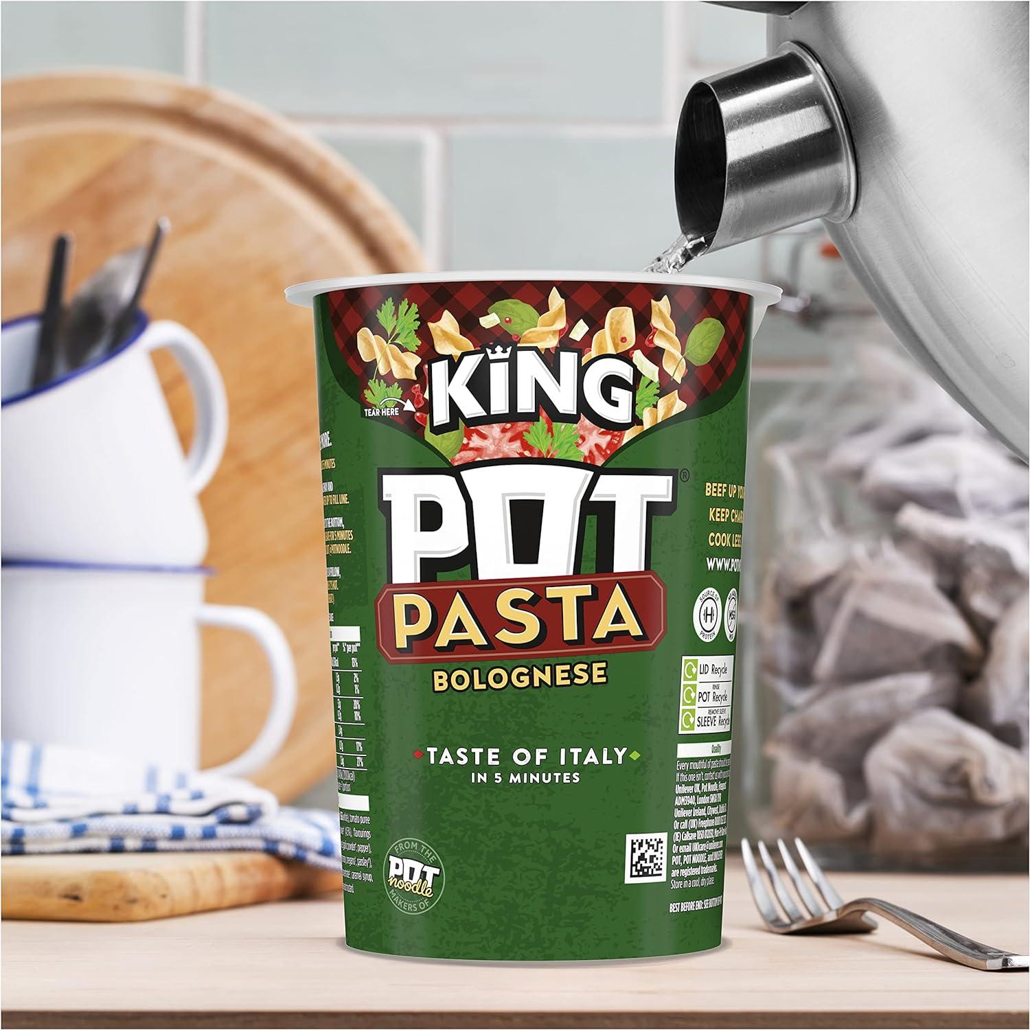 Pot Noodle Pasta King Creamy Carbonara from the nation's favourite