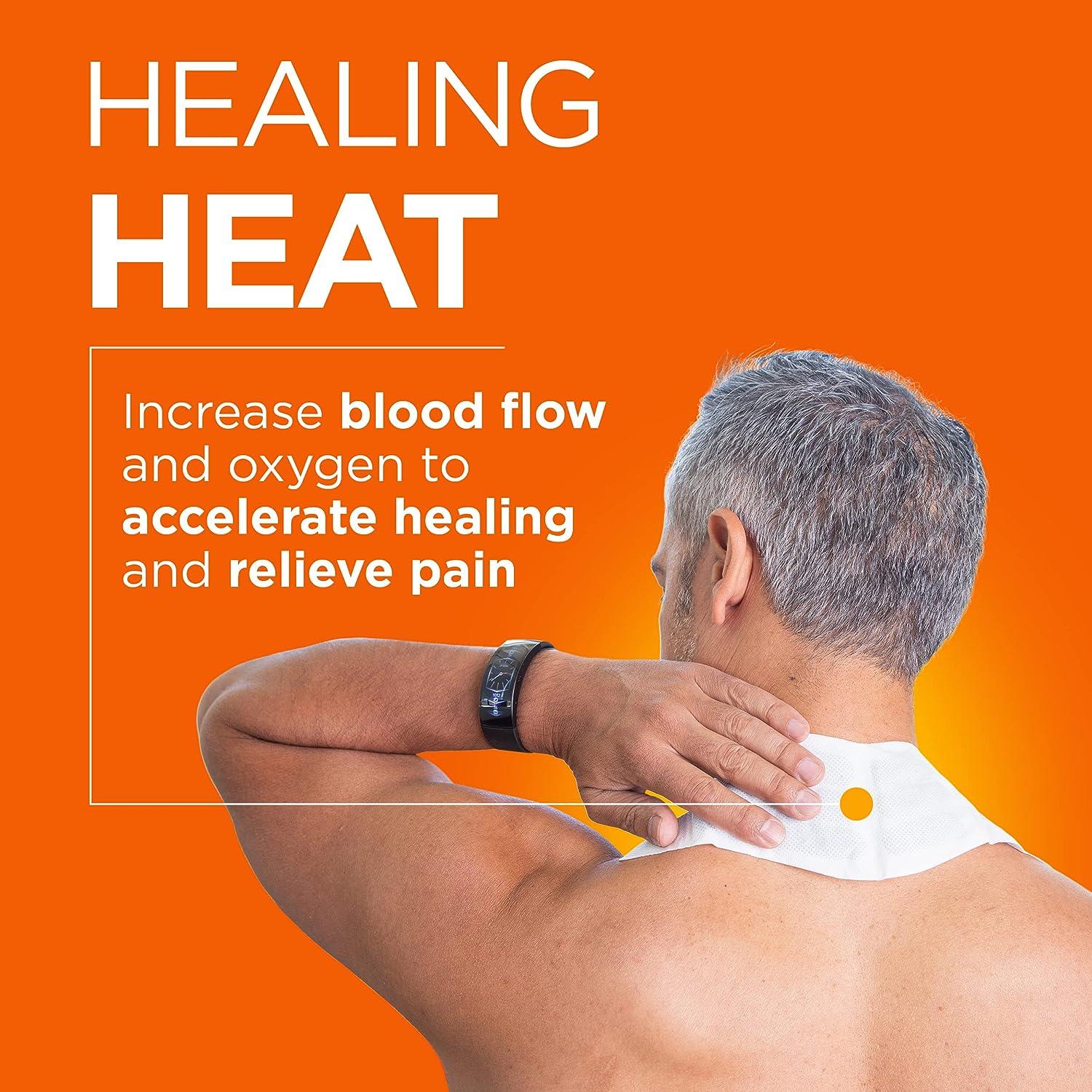 ThermaCare Heat Wraps, Neck & Shoulder Heating Pads & Pain Relief