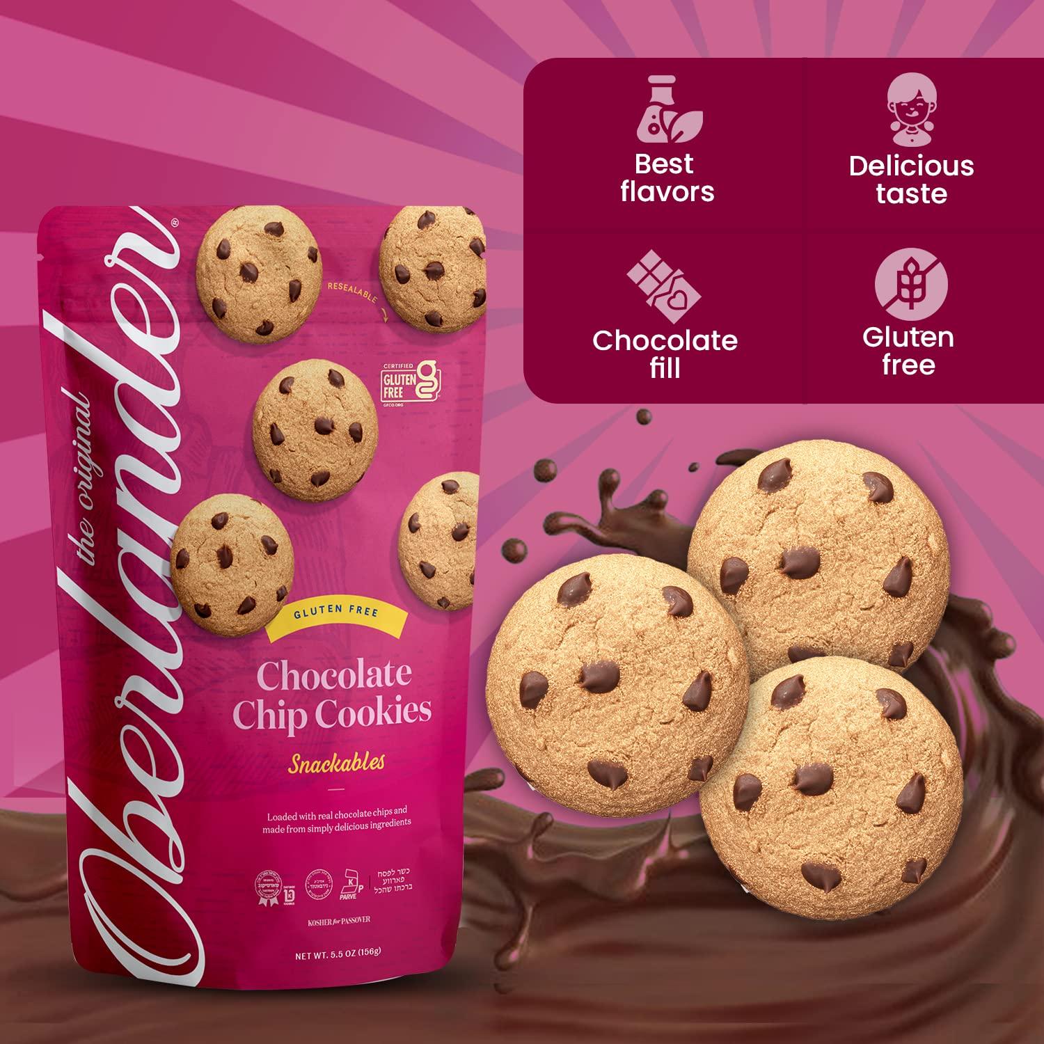 Oberlander Gluten Free Kosher for Passover Chocolate Chip Cookie