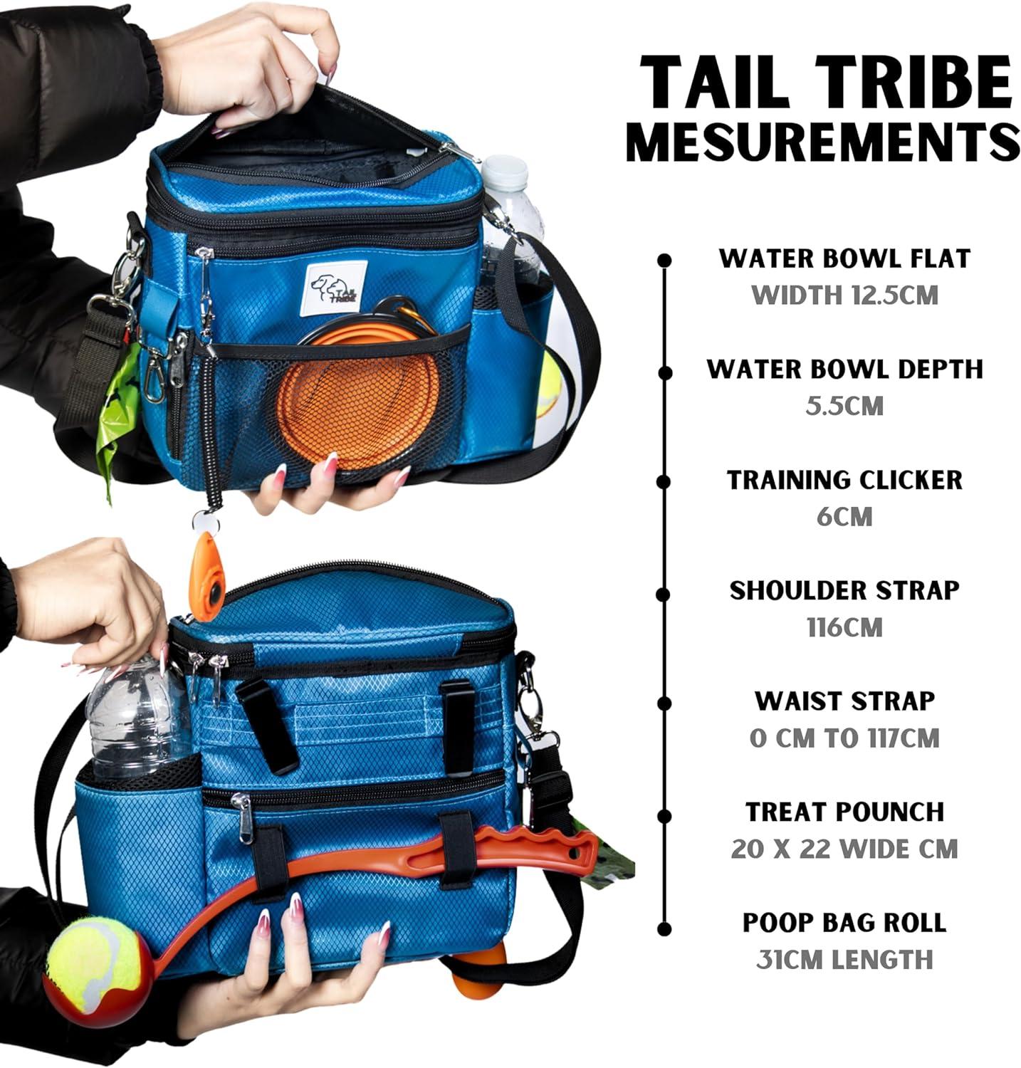TAIL TRIBE Waterproof Dog Walking Bag with Removable Liner UK