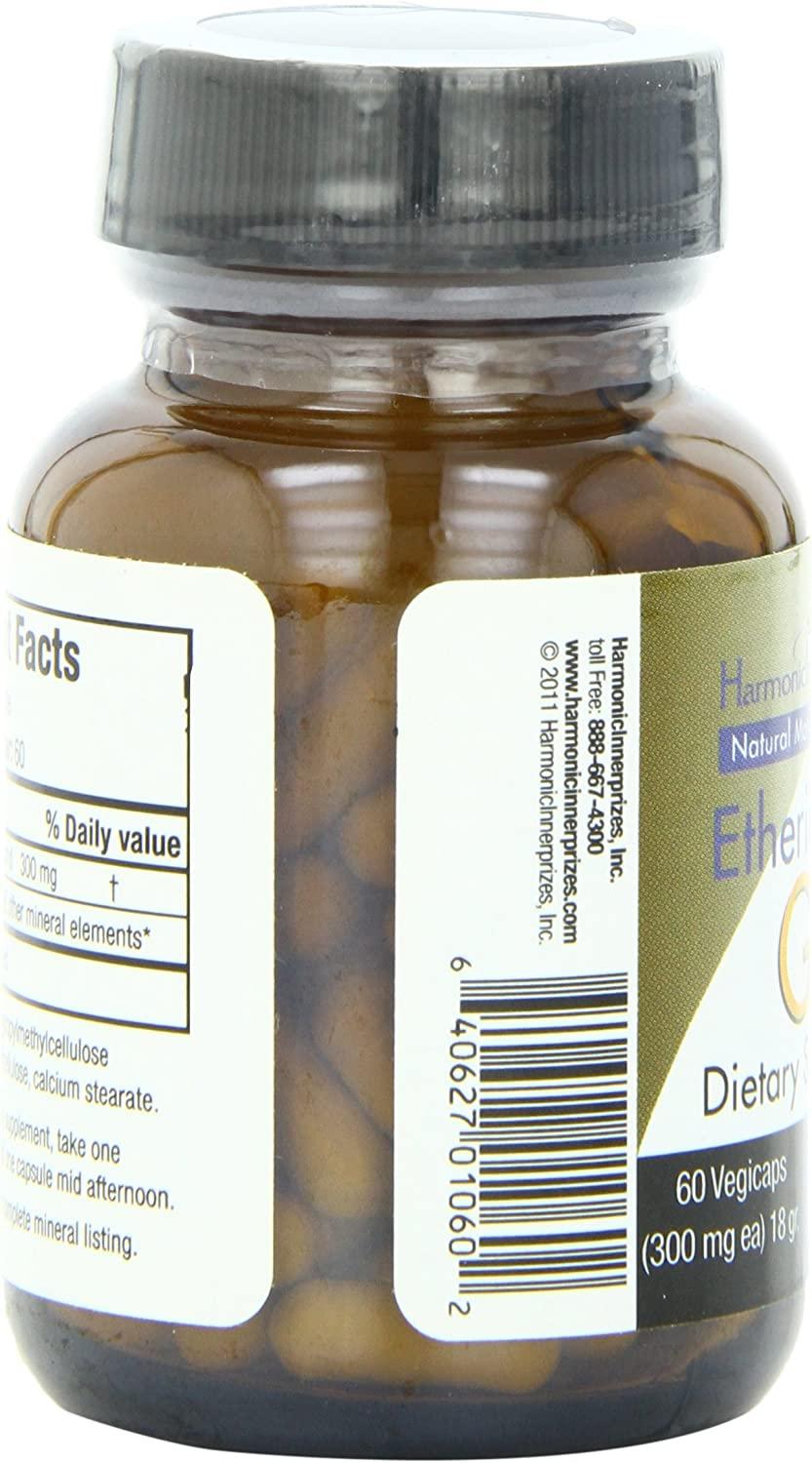 Buy Harmonic Innerprizes Etherium Gold - Focused Brain 60 Veggie Capsules |  Boost Cognitive Health | Buy Now with Express International Delivery |  GoSupps.com