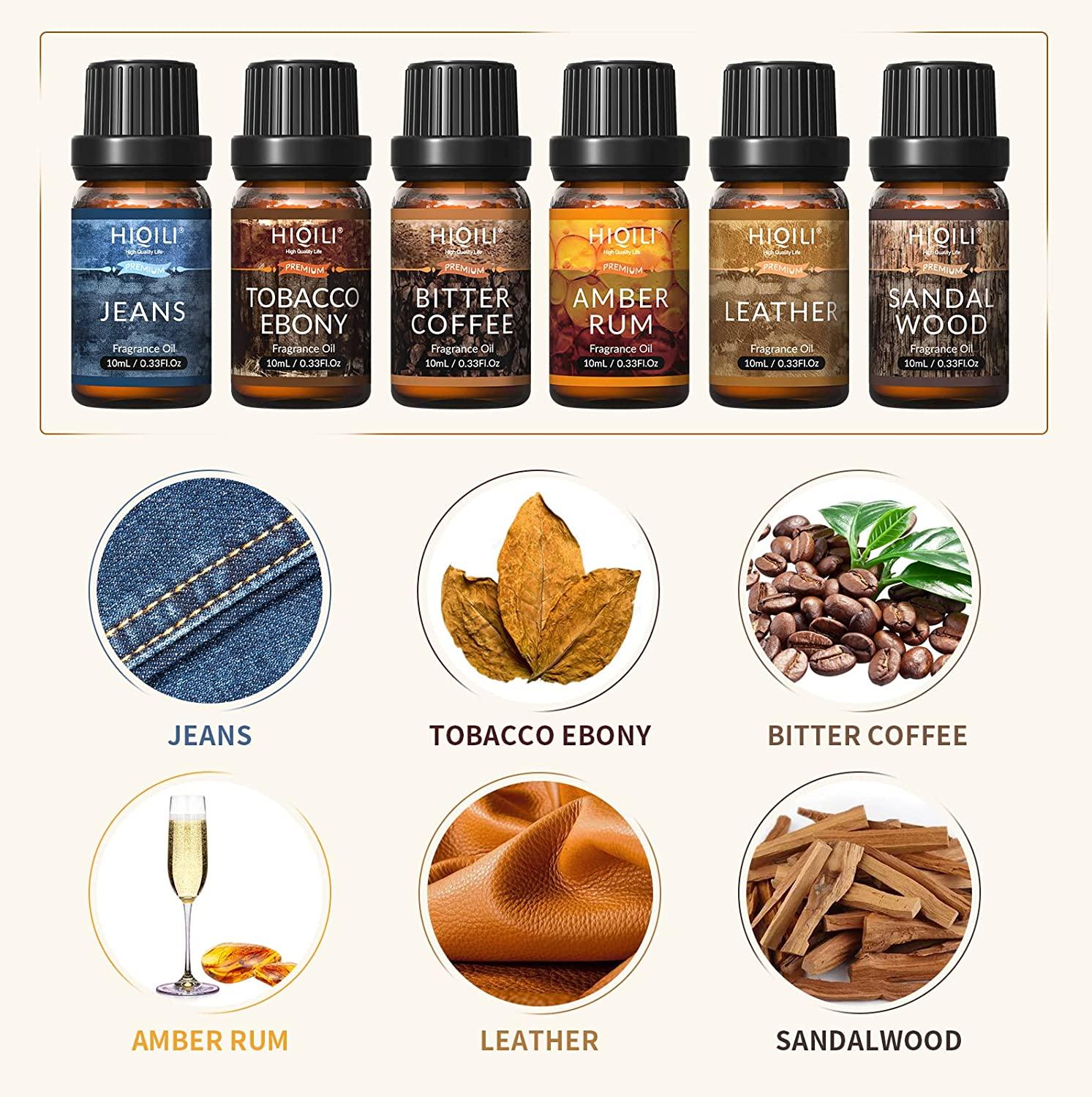 Hiqili 0.33 Fl Men's Fragrance Oils Set For Aromatherapy - Temu