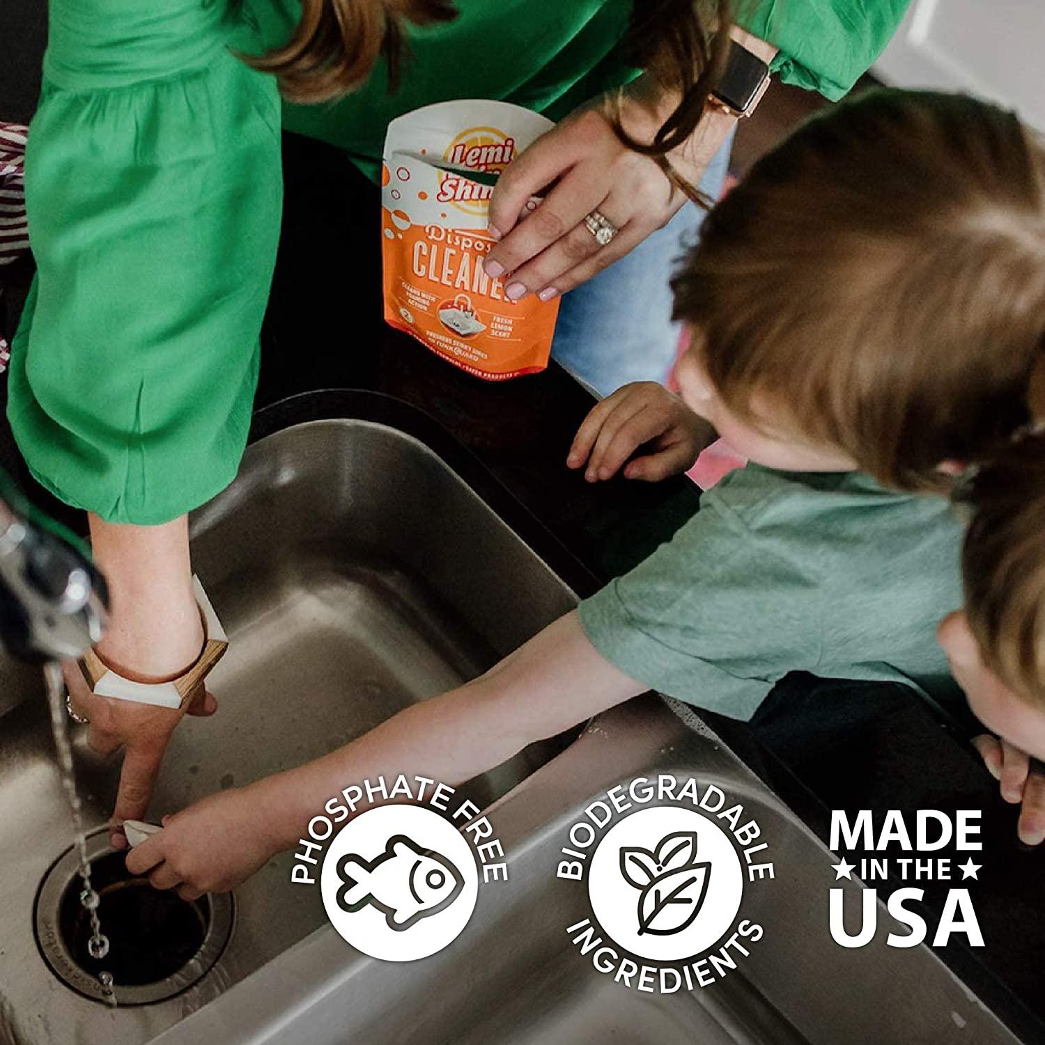 Lemi Shine Garbage Disposal Cleaner and Deodorizer Kitchen Garbage