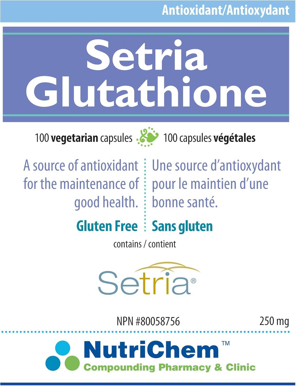 NutriChem Setria Glutathione | Detoxification | Immune Support | Liver  Health | Stress Reduction | Brain Function and Fatigue | Gluten Soy and Egg  Free | Buy Now with Express International Delivery | GoSupps.com