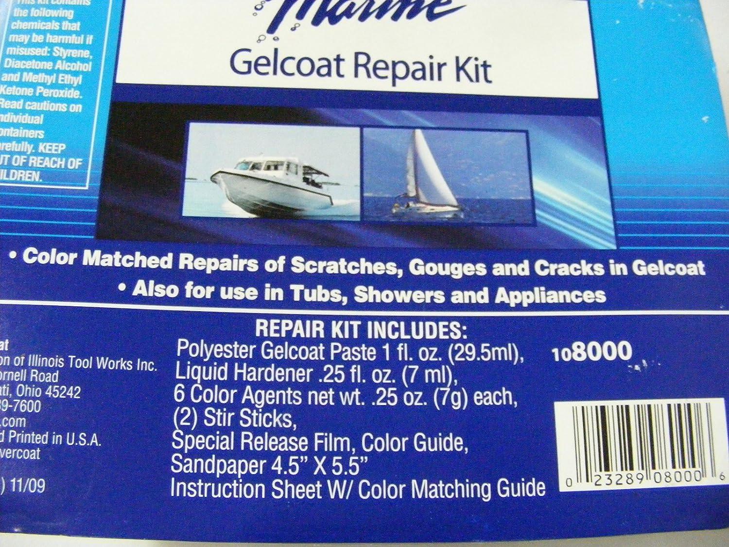 Evercoat Marine Gelcoat Repair Kit 108000 Repair Gelcoat
