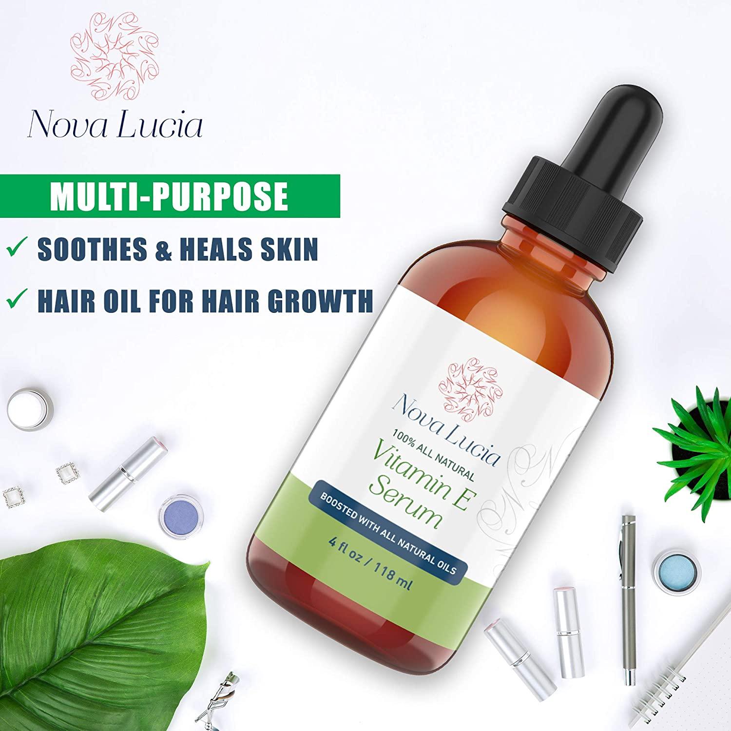 Organic Vitamin E Oil For Skin Face Hair Oil For Hair Growth Acne Scar