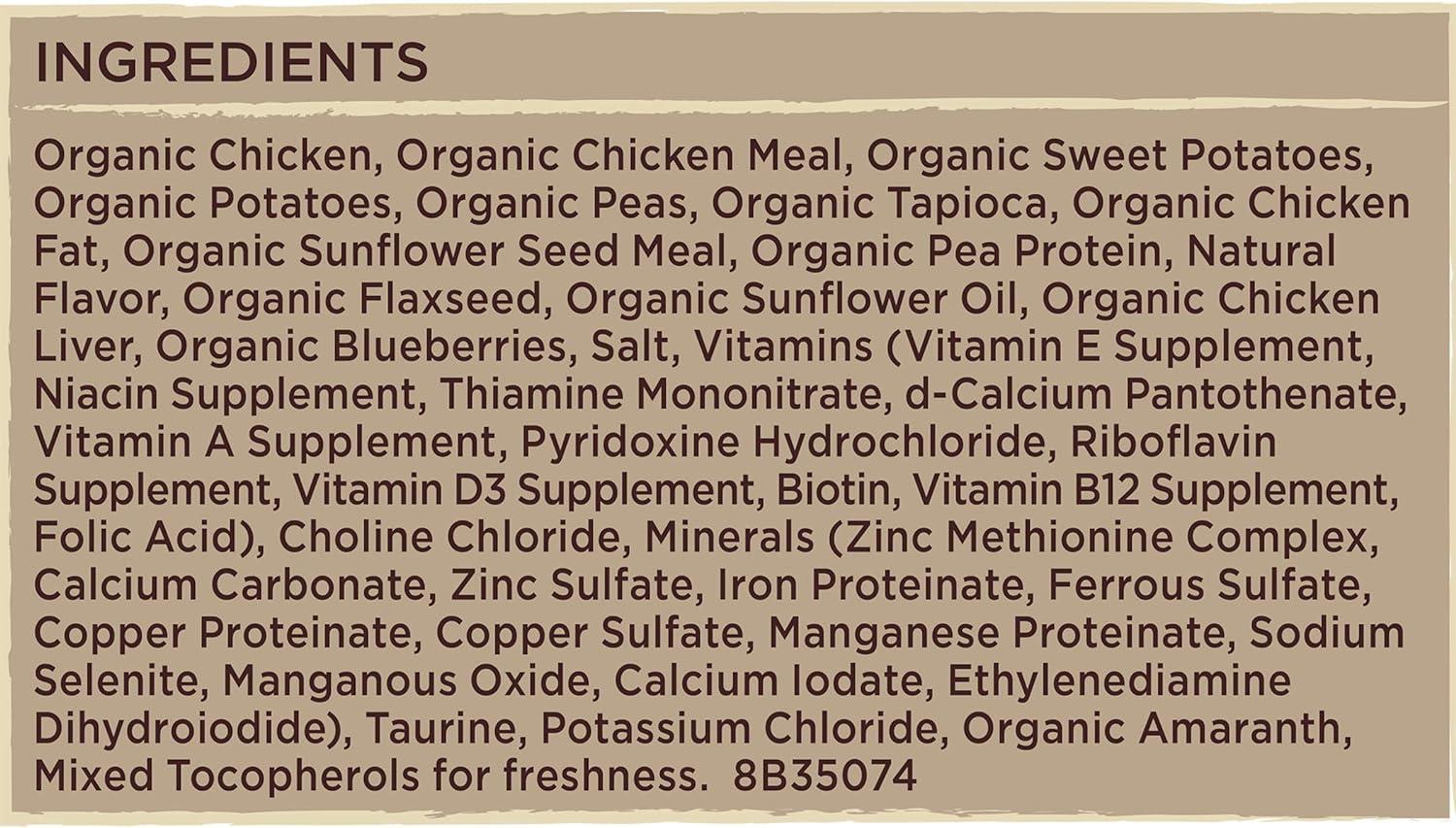 Castor & Pollux ORGANIX Organic Chicken & Oatmeal Recipe Dry Dog Food 4 lb. Bag