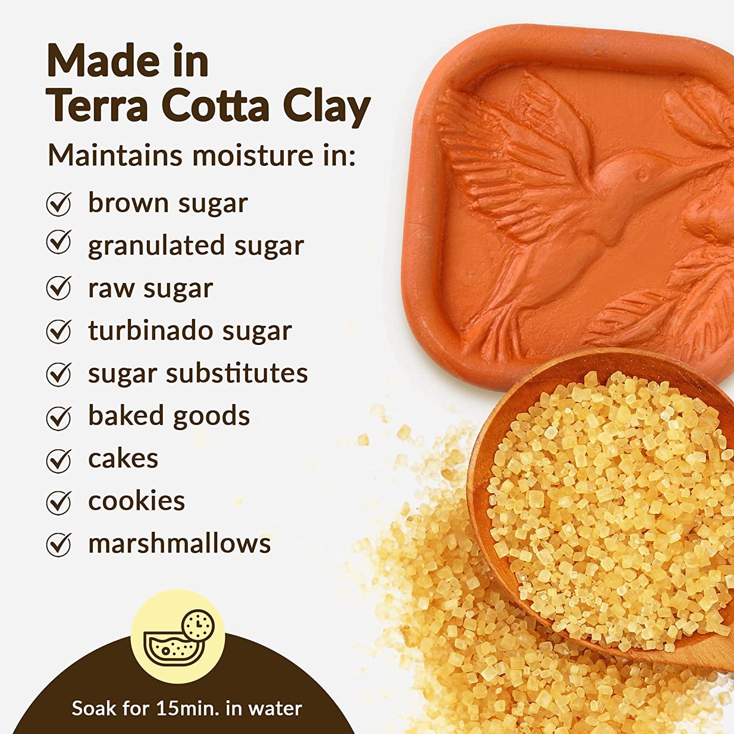 Terra Cotta Brown Sugar Saver FoodSafe Preserver for LongTerm