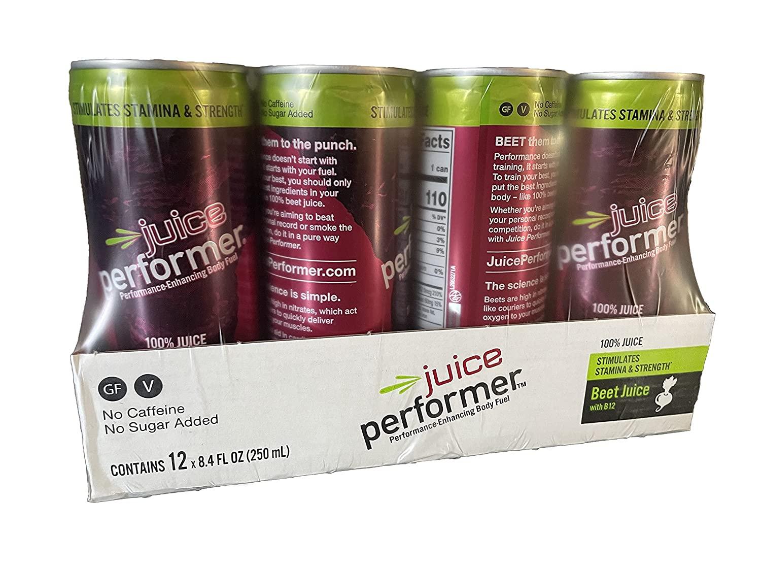 Juice Performer Beet Juice With Vitamin B12 Natural PreWorkout