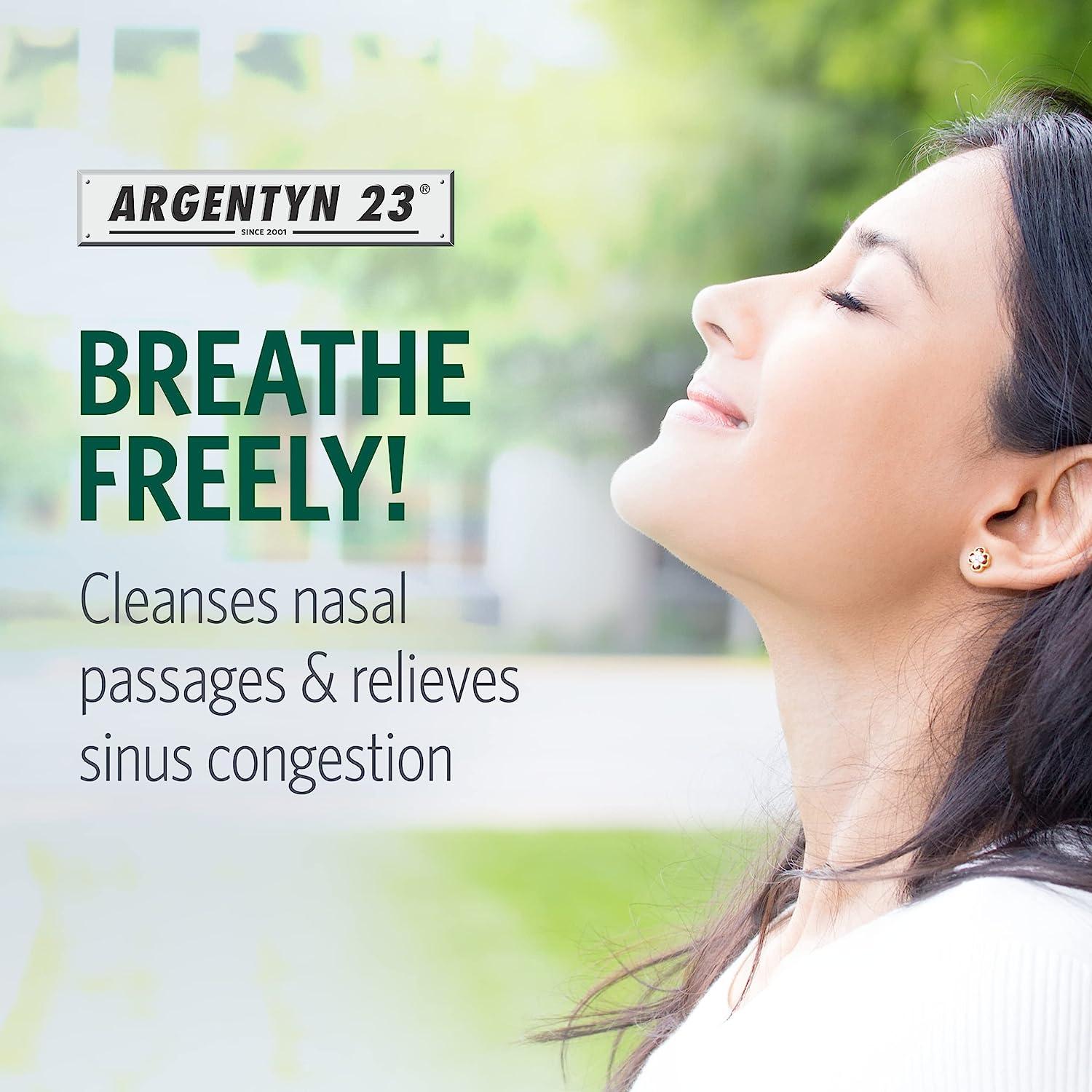 Argentyn 23 Professional BioActive Silver Hydrosol for Sinus Relief