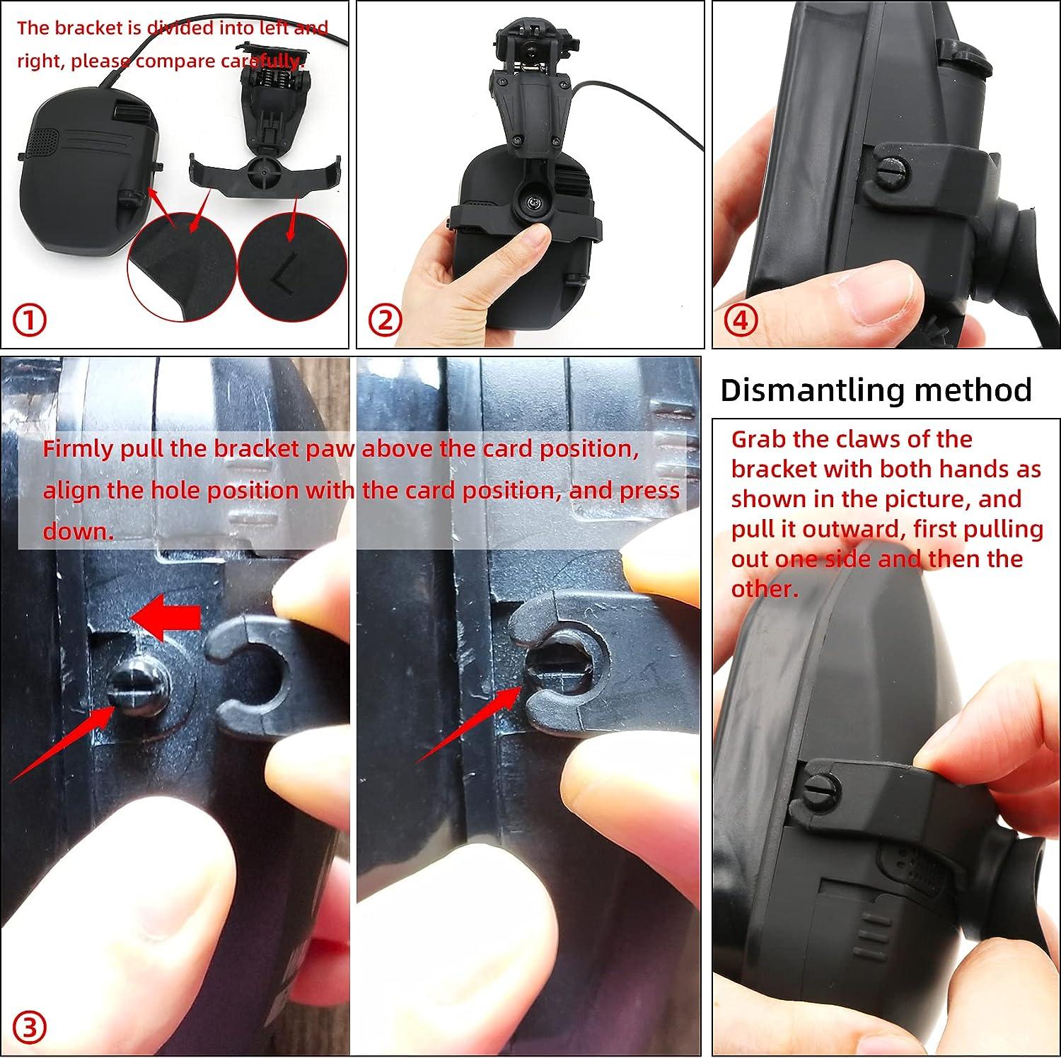Tactical Helmet ARC Rail Adapter Accessories Compatible with