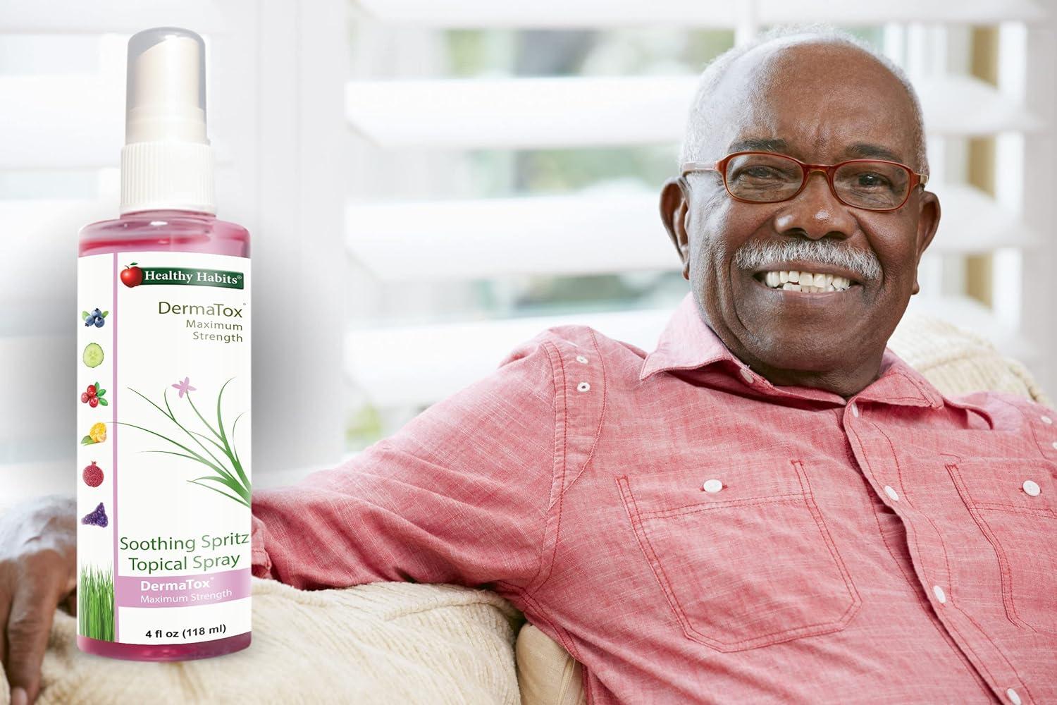 Healthy Habits DermaTox 4oz Soothing Spritz Topical Spray All Natural