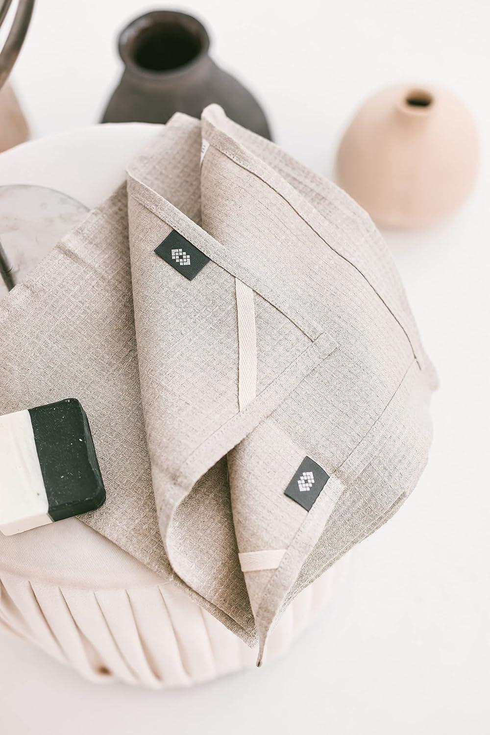 Linen face online washcloth