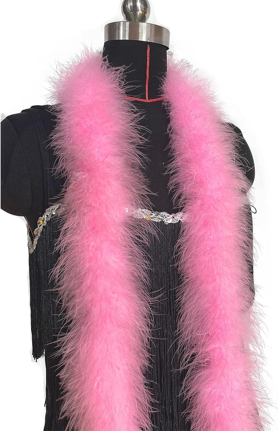 Light Pink Marabou Feather Boa - Feathers - Basic Craft Supplies