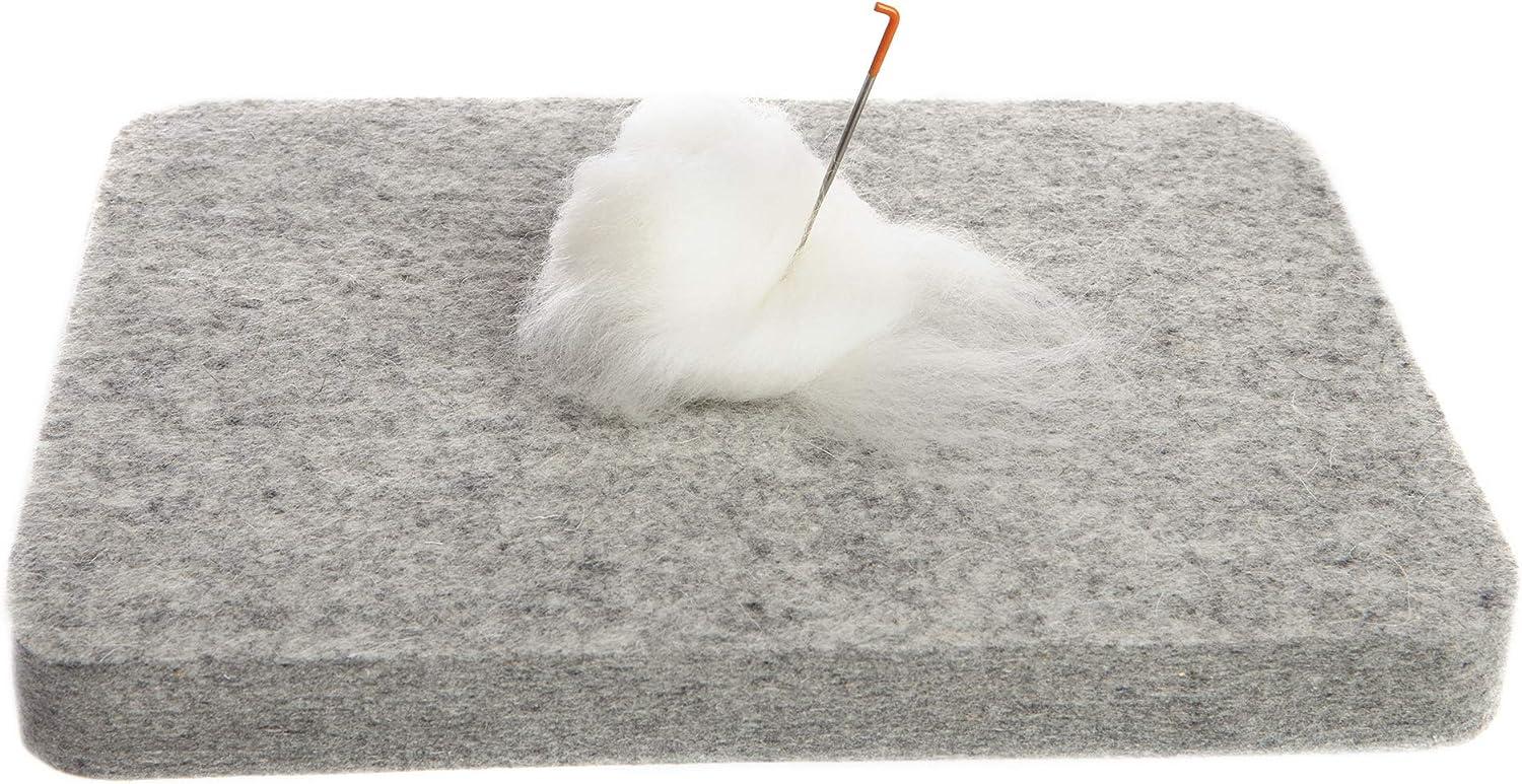 Desert Breeze Distributing Made in USA, Needle Felting Pad, 8 x 10 x 1  inch, 100% Natural Wool, Firm, for Precision Felting 8 x 10 Precision