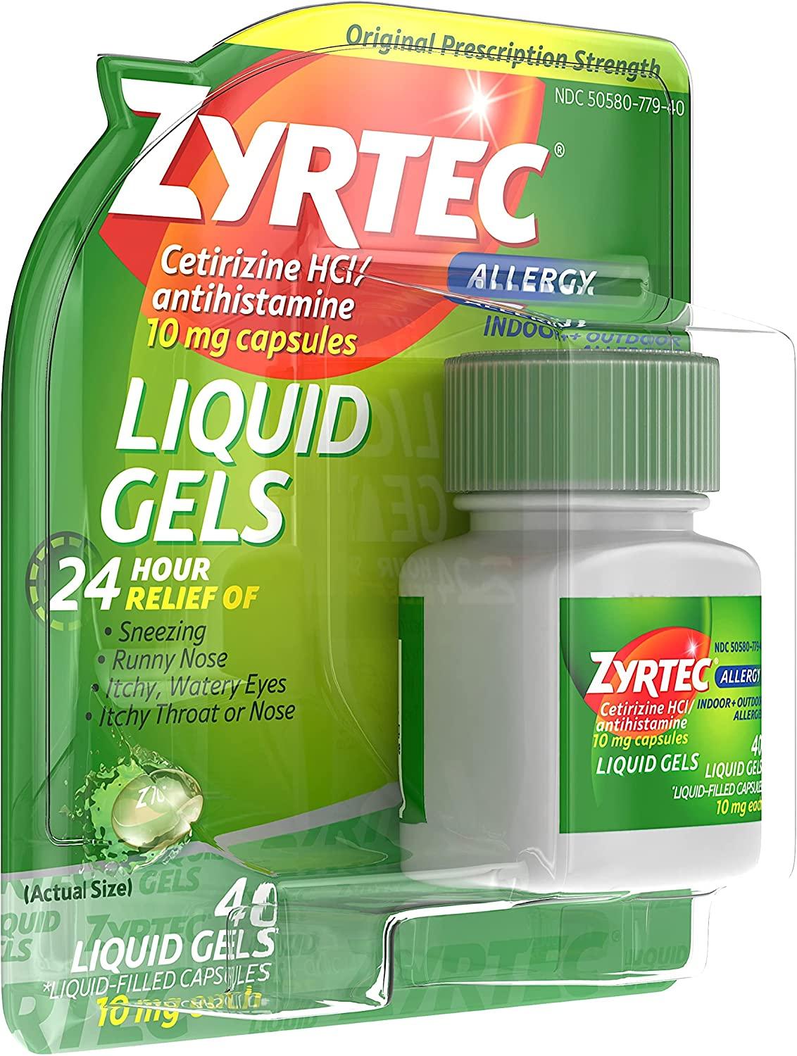 Can Dogs Have Zyrtec Liquid Gels