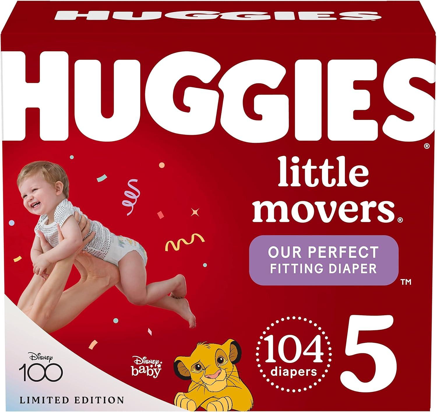 Huggies Overnites Nighttime Baby Diapers and Huggies Little Movers