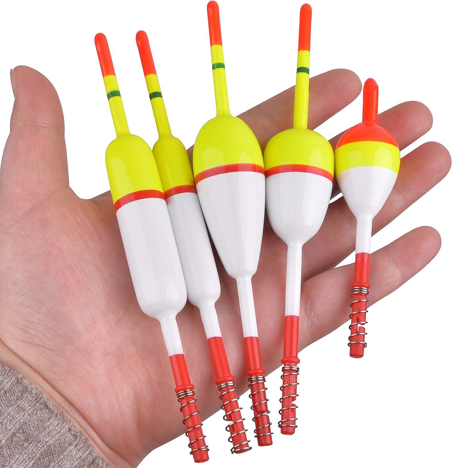 JOGFFDE 20PCS Fishing Floats and Bobbers Slip Bobbers for Fishing