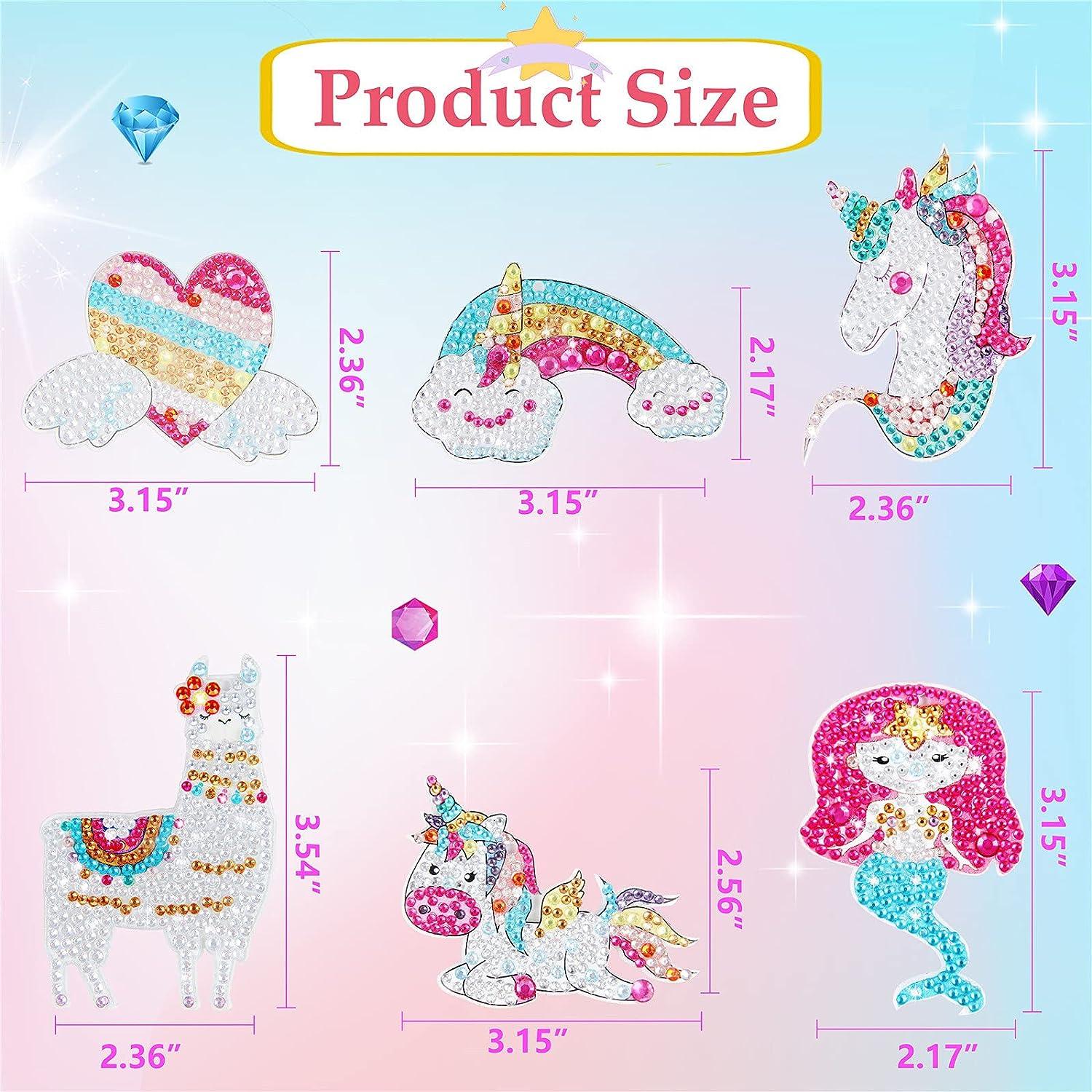 Unicorn Toy Gifts for Girls Age 6 7 8 9: Crafts for Kids 7-12 Years Old  Girls Painting Kit for Children Supplies Birthday Present Diamond Painting