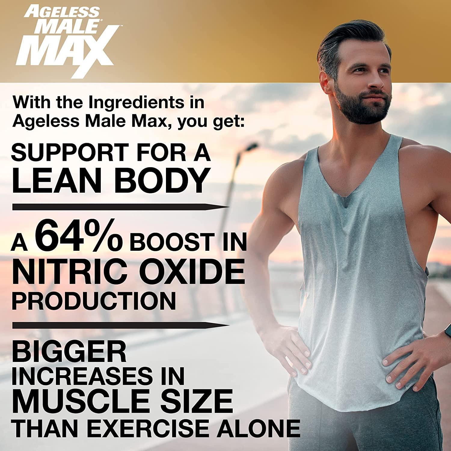 Ageless Male Max Delicious Chewable Nitric Oxide Supplement for Men