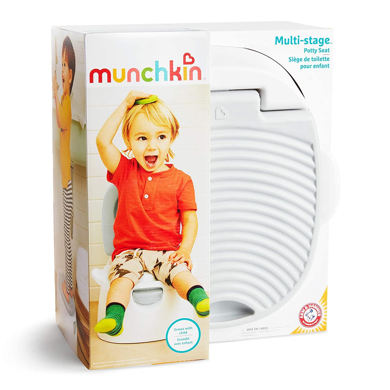 Munchkin Arm & Hammer MultiStage 3in1 Potty Seat Grey Potty