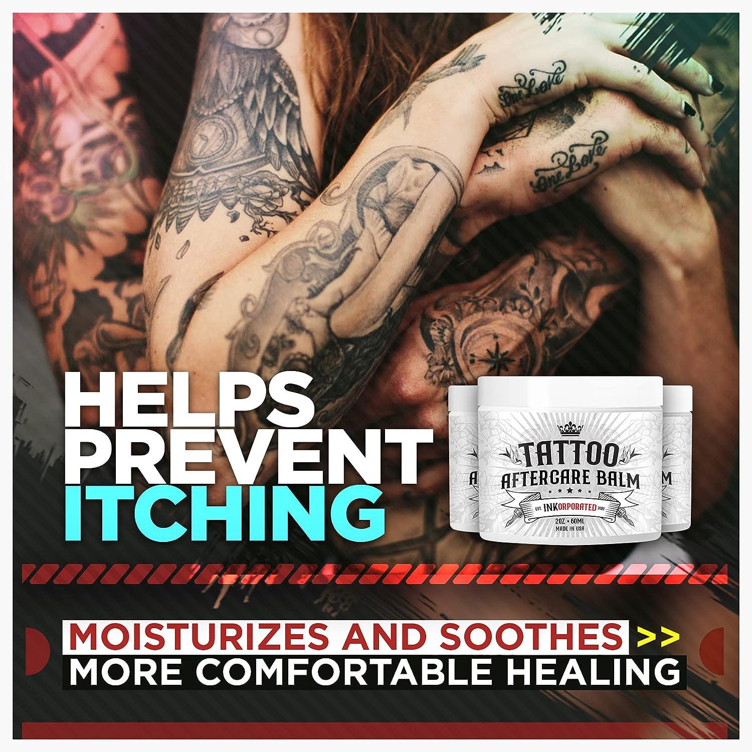 Inkorporated Premium Tattoo Aftercare Balm 2oz Soothes Itching