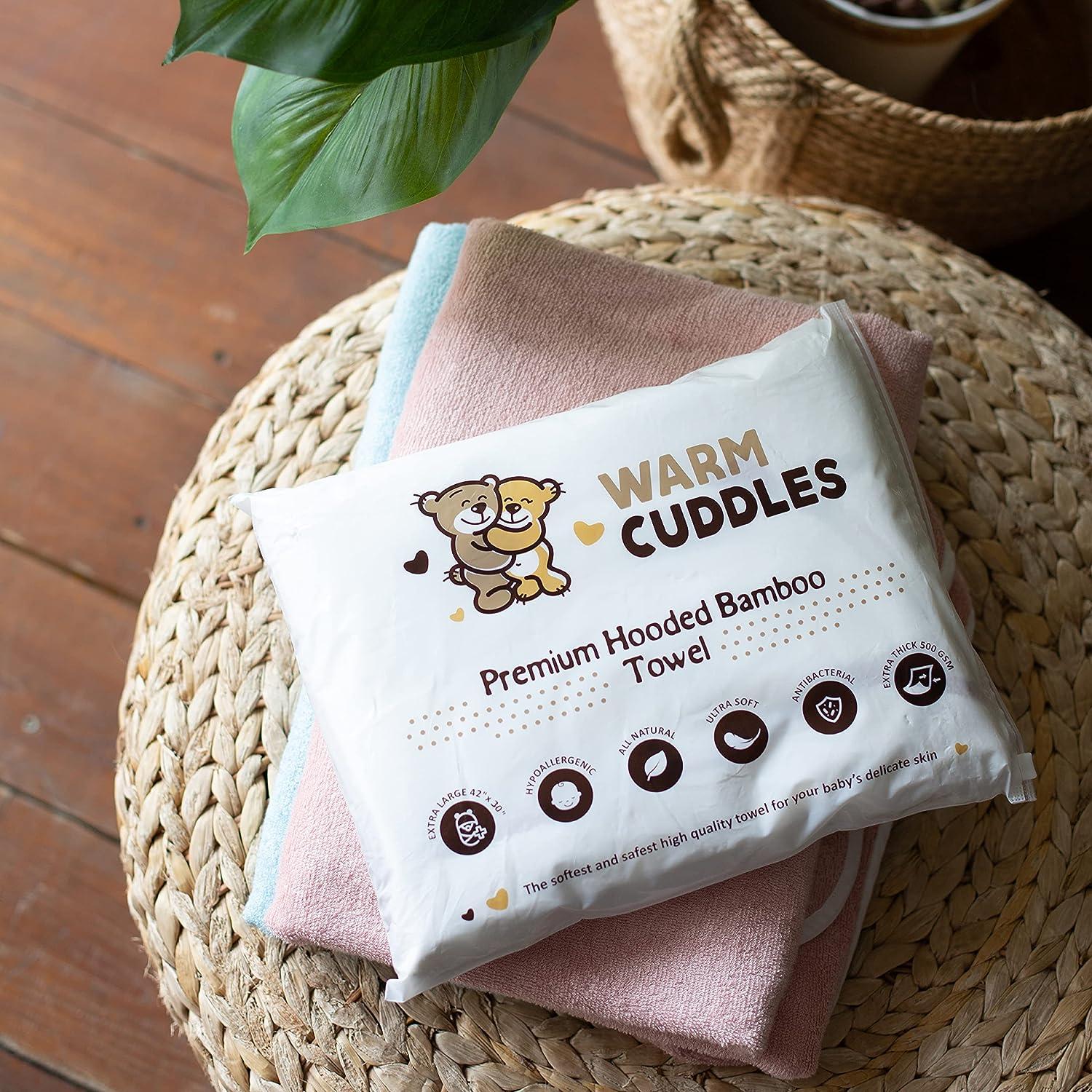 Premium Organic Bamboo Toddler Hooded Bath Towel Large Hooded Towel