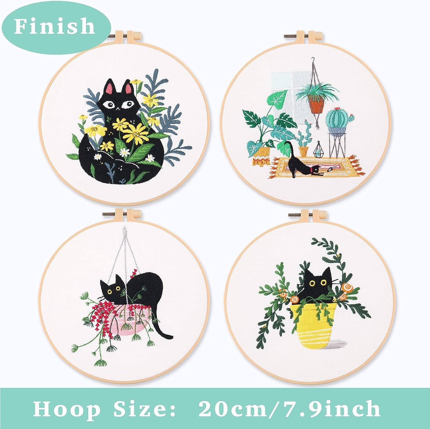 Animal Embroidery Hoop, 4 inch