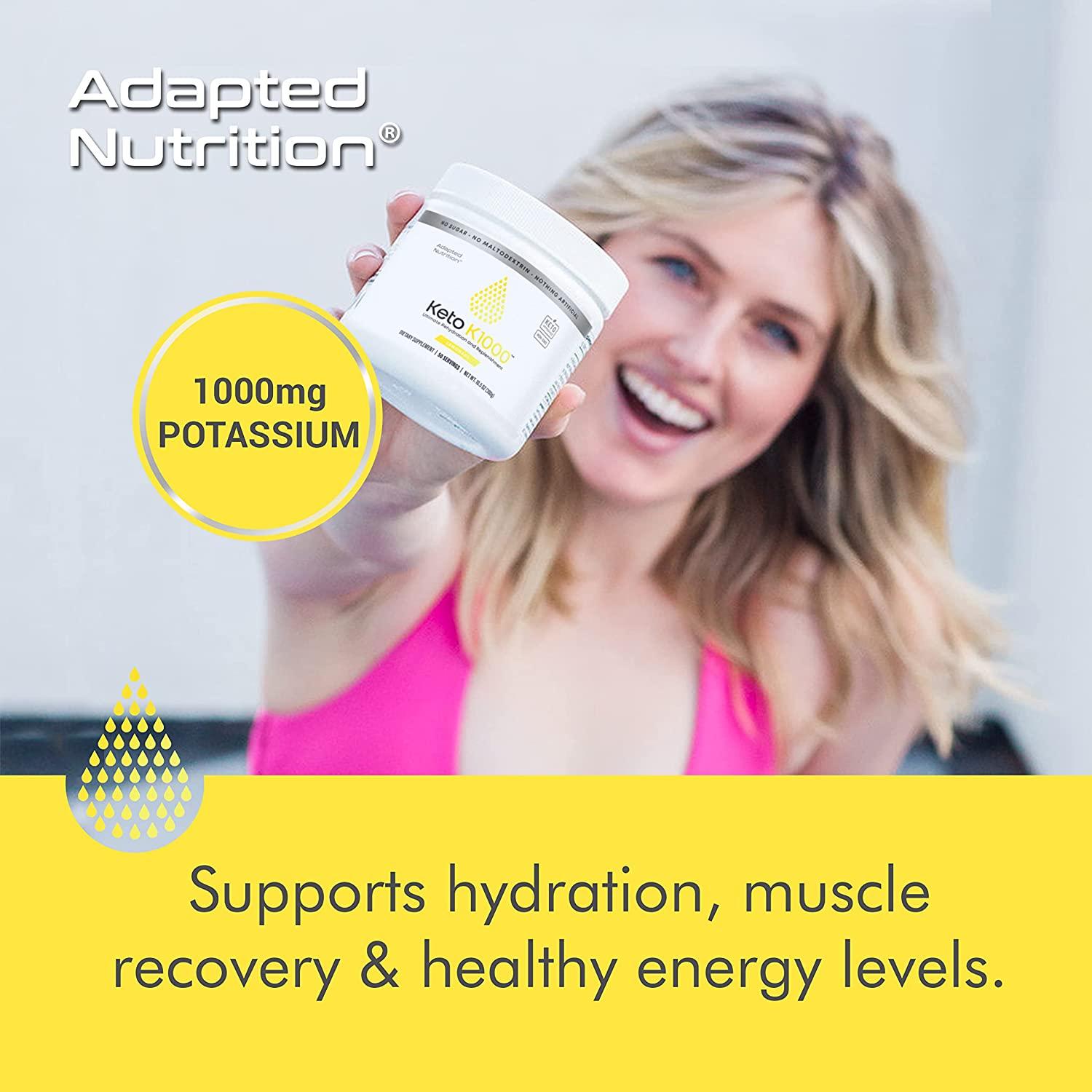 Keto K1000 Electrolyte Powder Hydration Supplement Drink Mix Boost